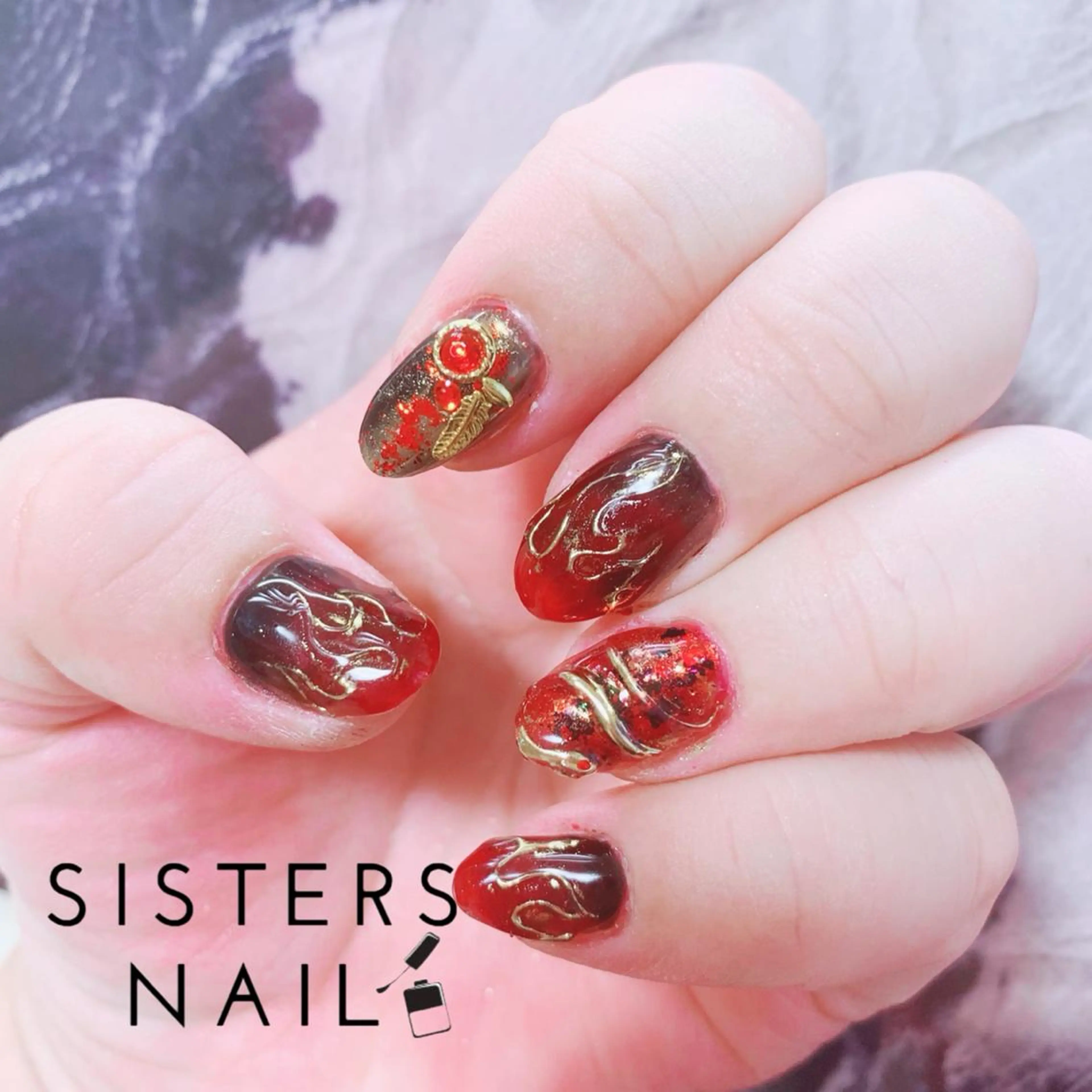 ネイル ハンドネイル ハンドケア sisters nail.fのネイルデザイン
