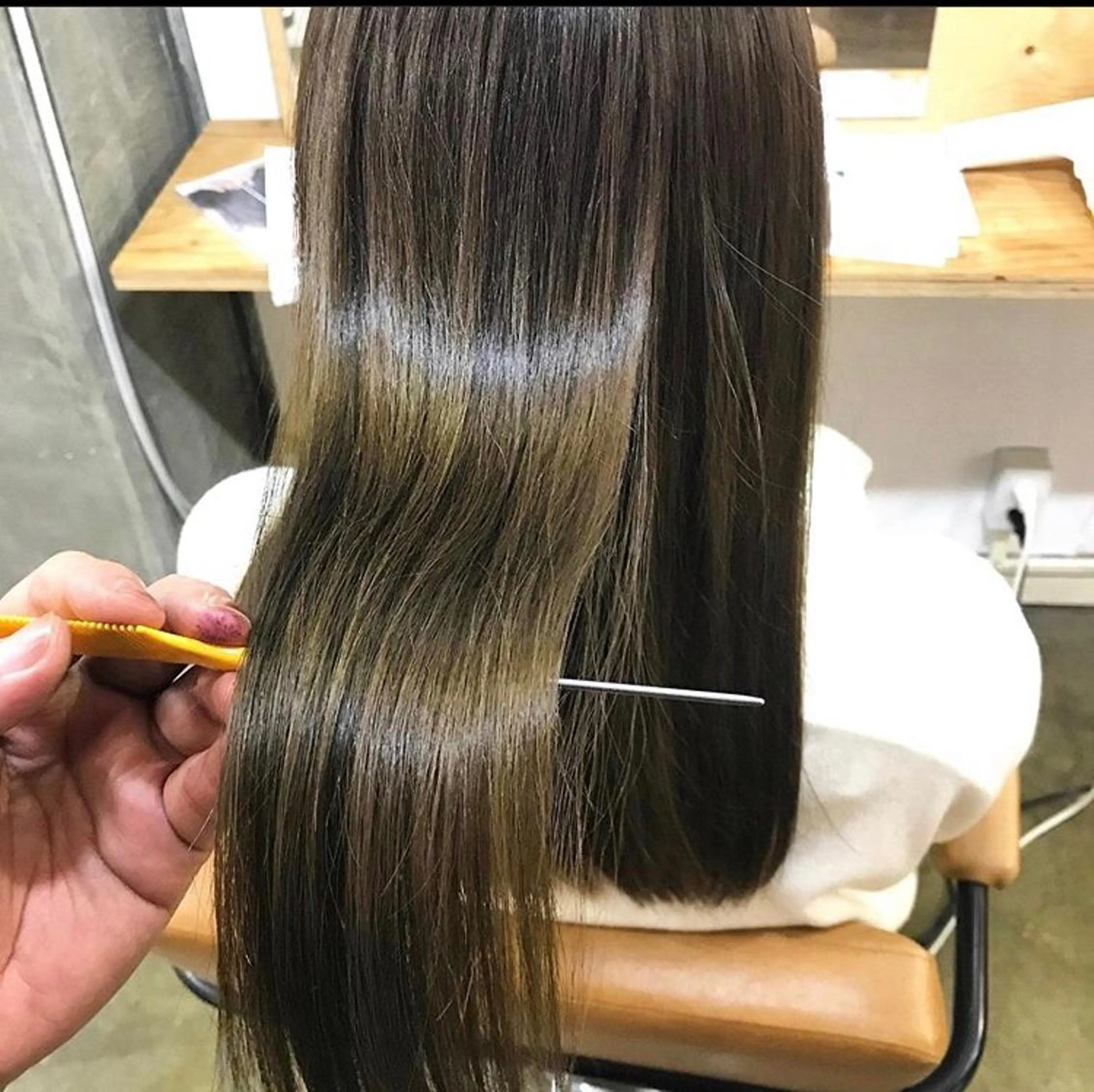 ロング カラー 髪質改善 🌸髪質改善特化🌸 店長　ゆうやのヘアスタイル