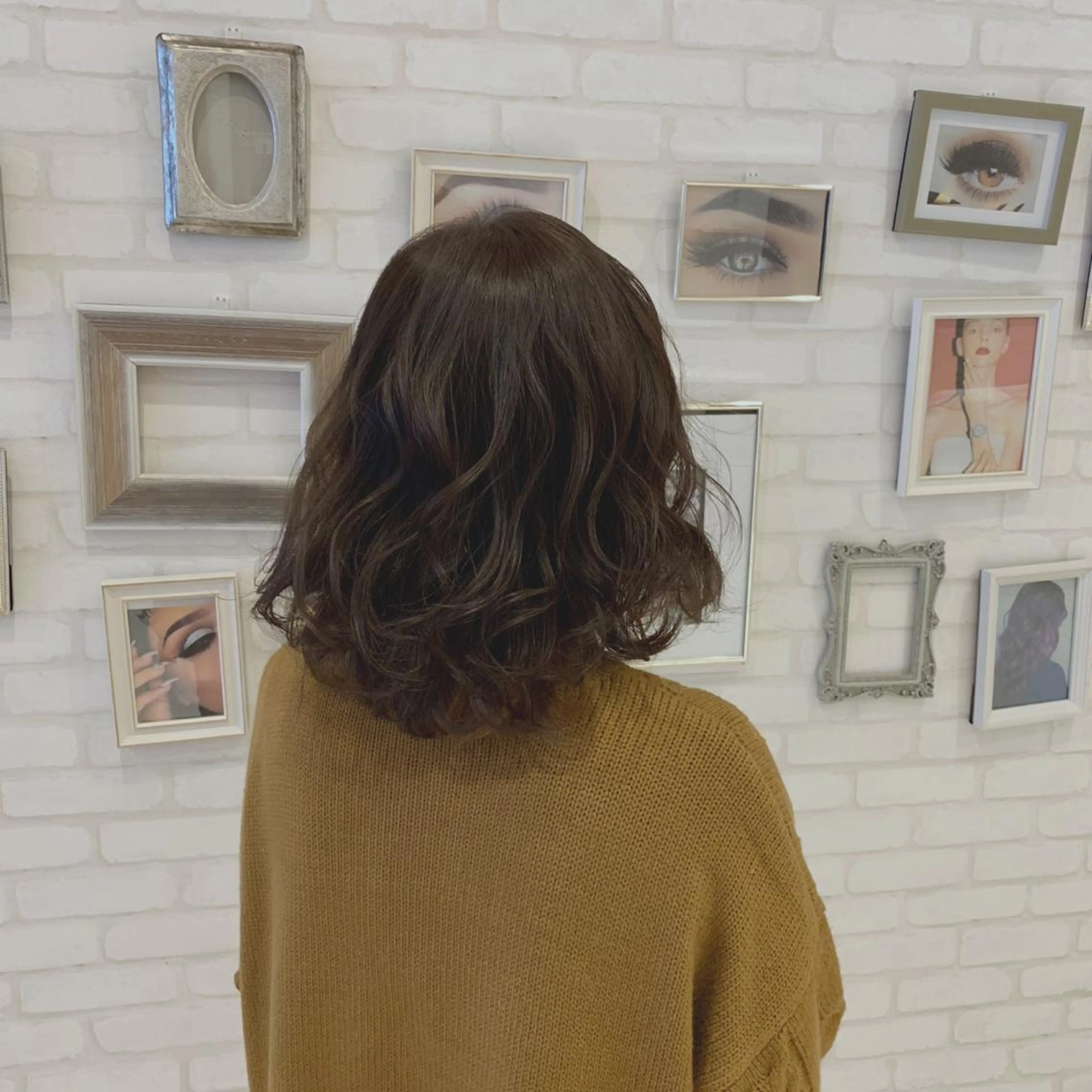 ミディアム パーマ ému エミュ　hair &spa所属・近藤 みゅうまのヘアスタイル