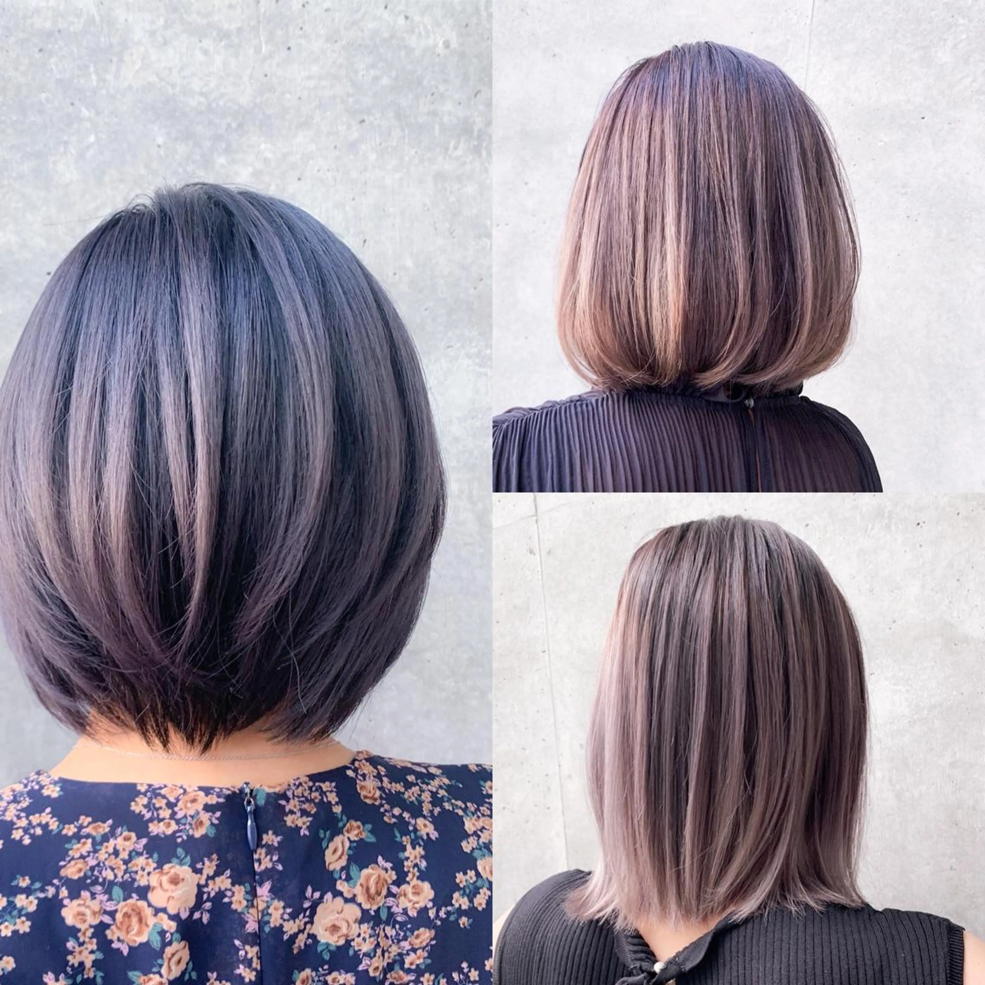 ミディアム ハイライト レイヤーカット トリートメント 🔍髪質改善診断🔎 長山　 シュンスケのヘアスタイル