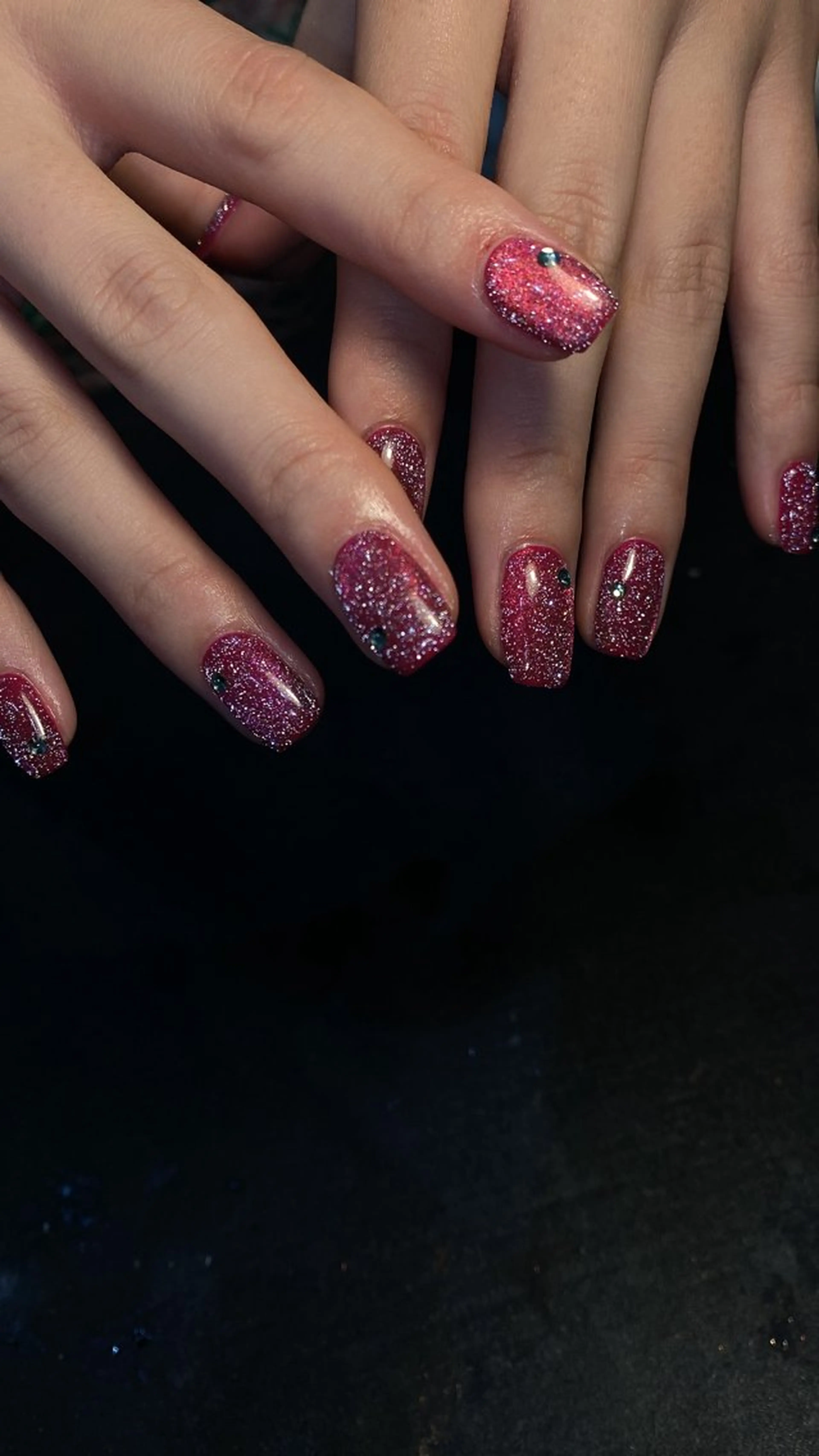 ネイル マグネットネイル ストーンネイル NILATE所属・渡邉 あいのネイルデザイン