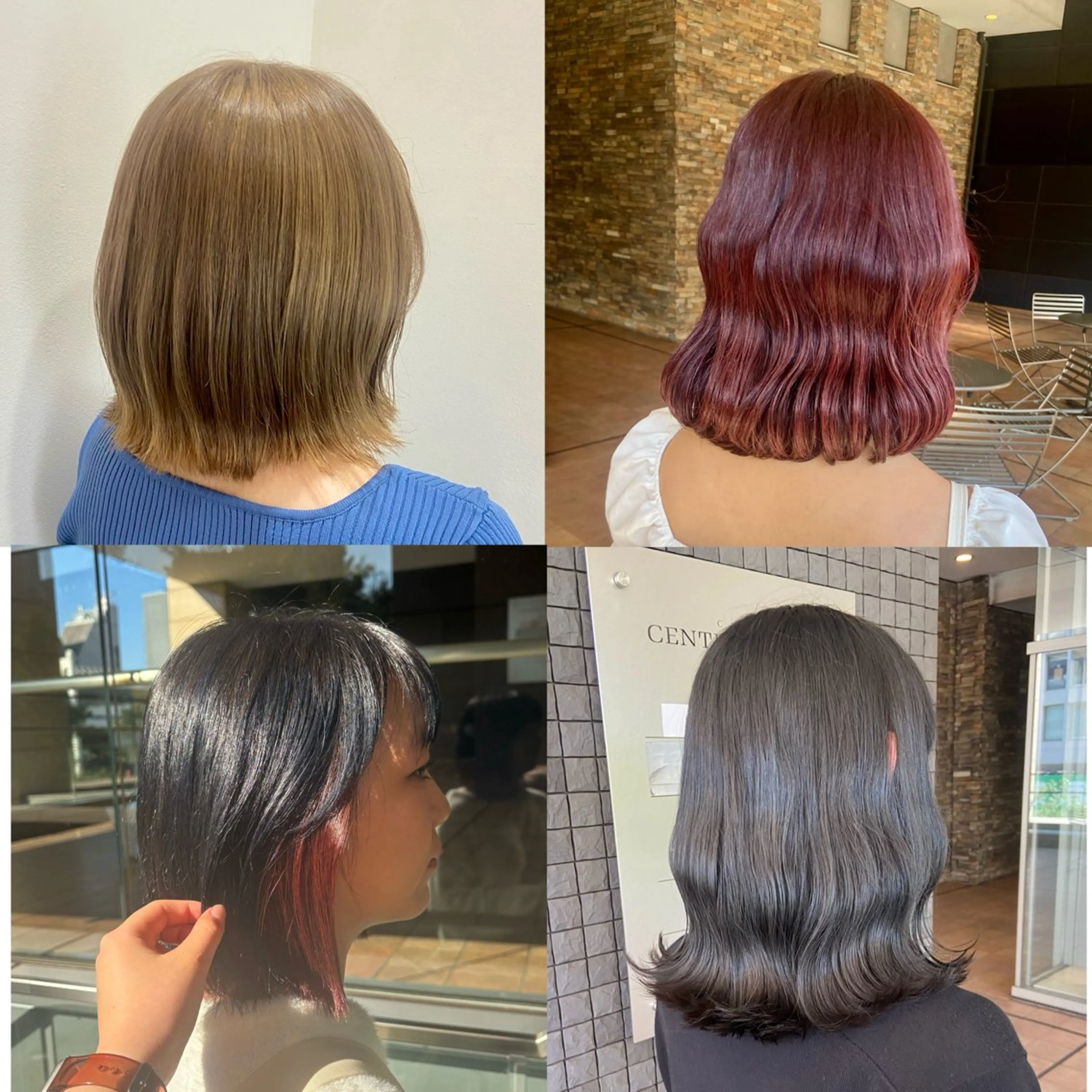 ショート 🎀透明感カラー 🐈ナズナのヘアスタイル