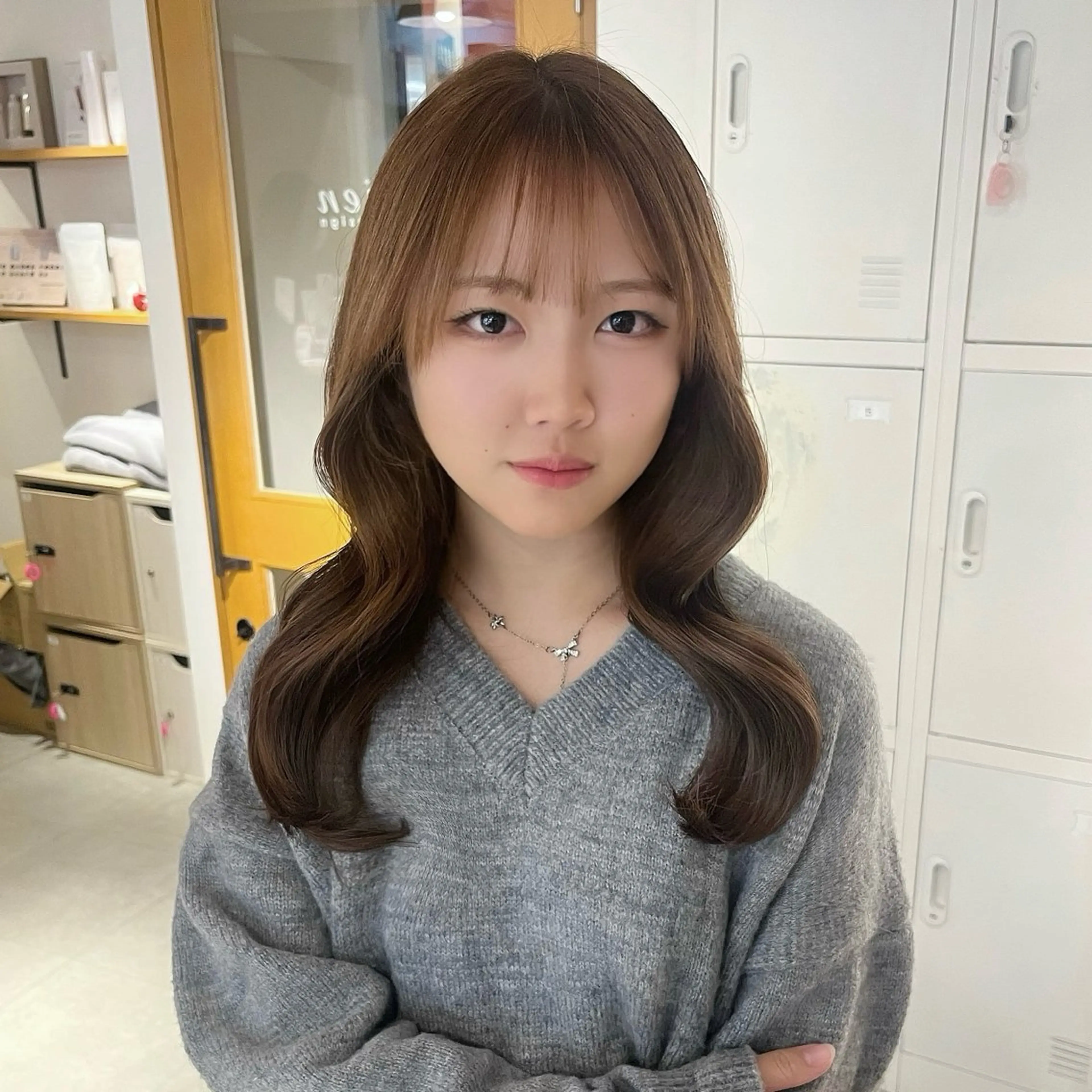 セミロング ヘアカラー Lien所属・Mako 【艶髪/似合わせ】のヘアスタイル