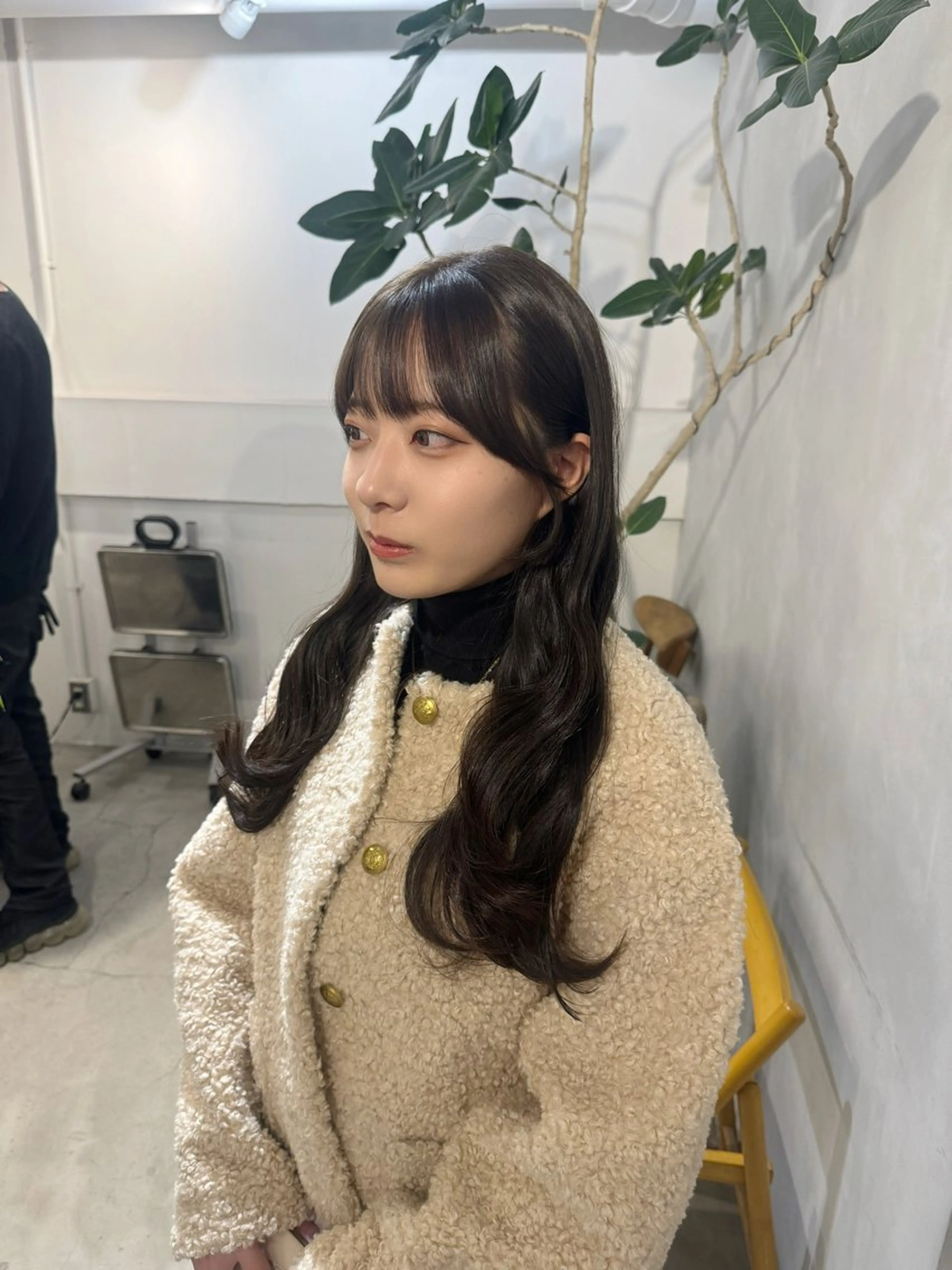 セミロング ヘアカラー トリートメント 顔周りcut・ご相談 ＝新宿しずく🇰🇷のヘアスタイル