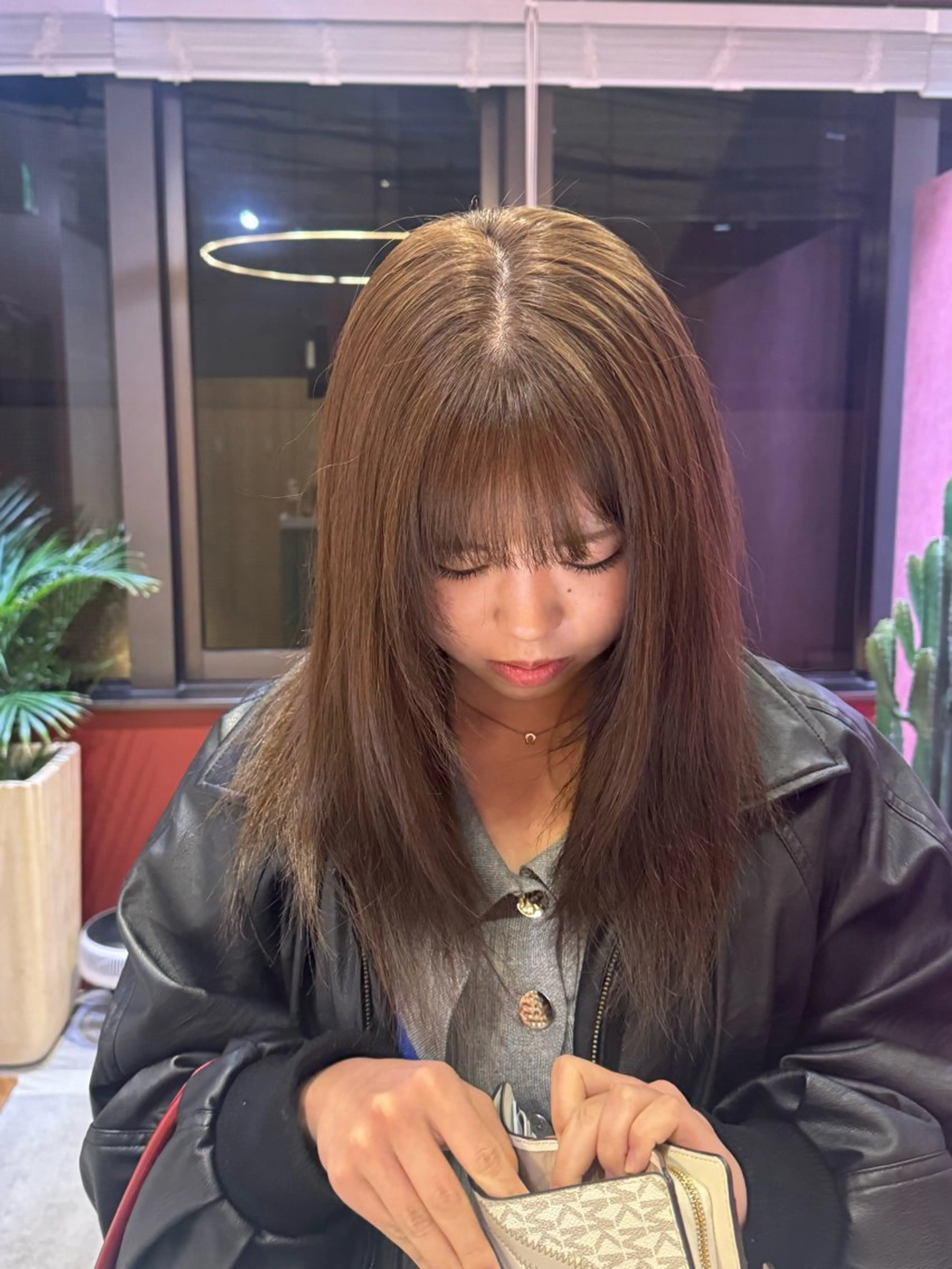 カラー ヘアカラー 透明感×レイヤーカッ ト🌼kiraraのヘアスタイル