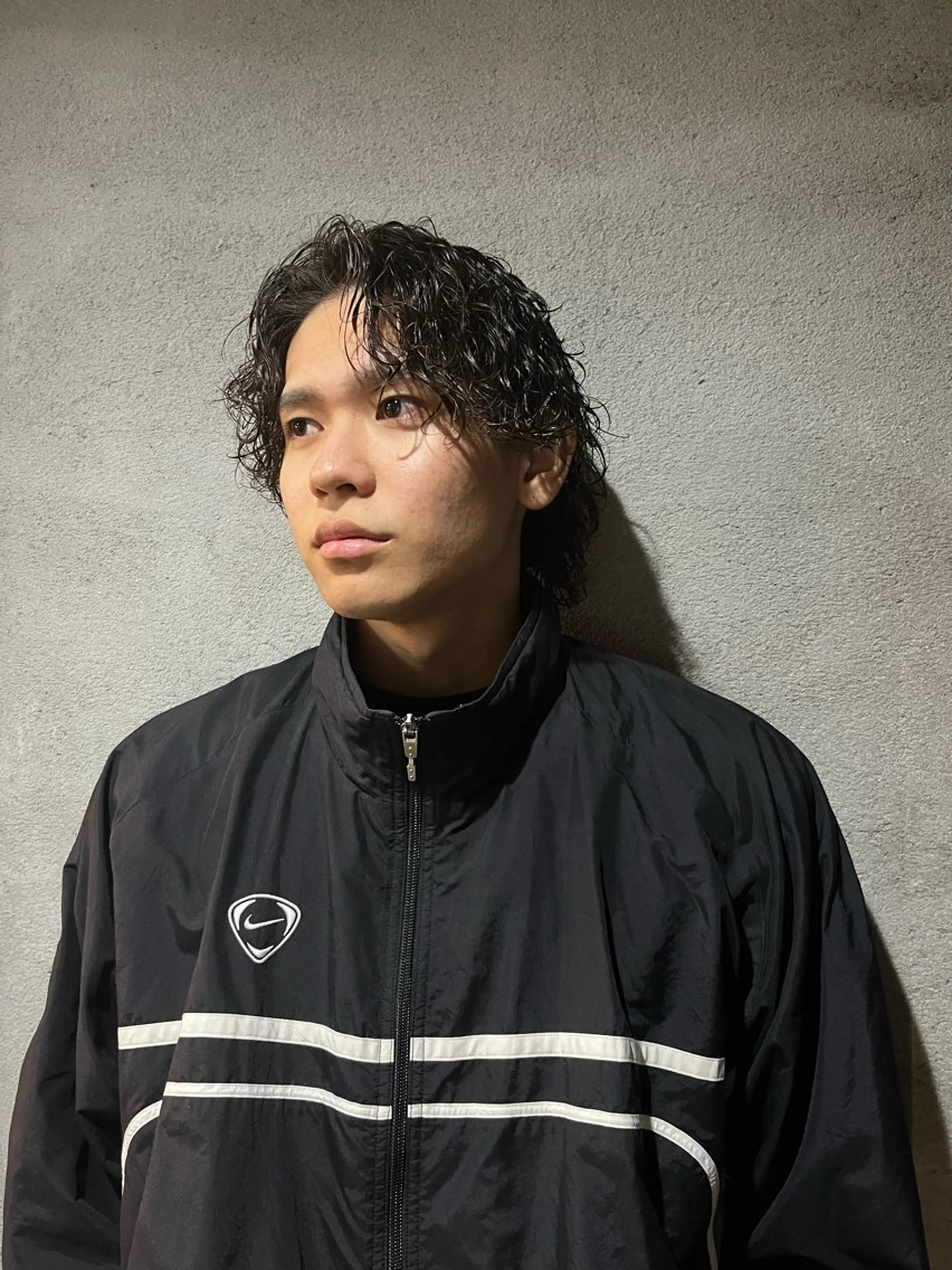 ミディアム カット パーマ トリートメント パーマ／透明感 🍃Hidetoraのヘアスタイル