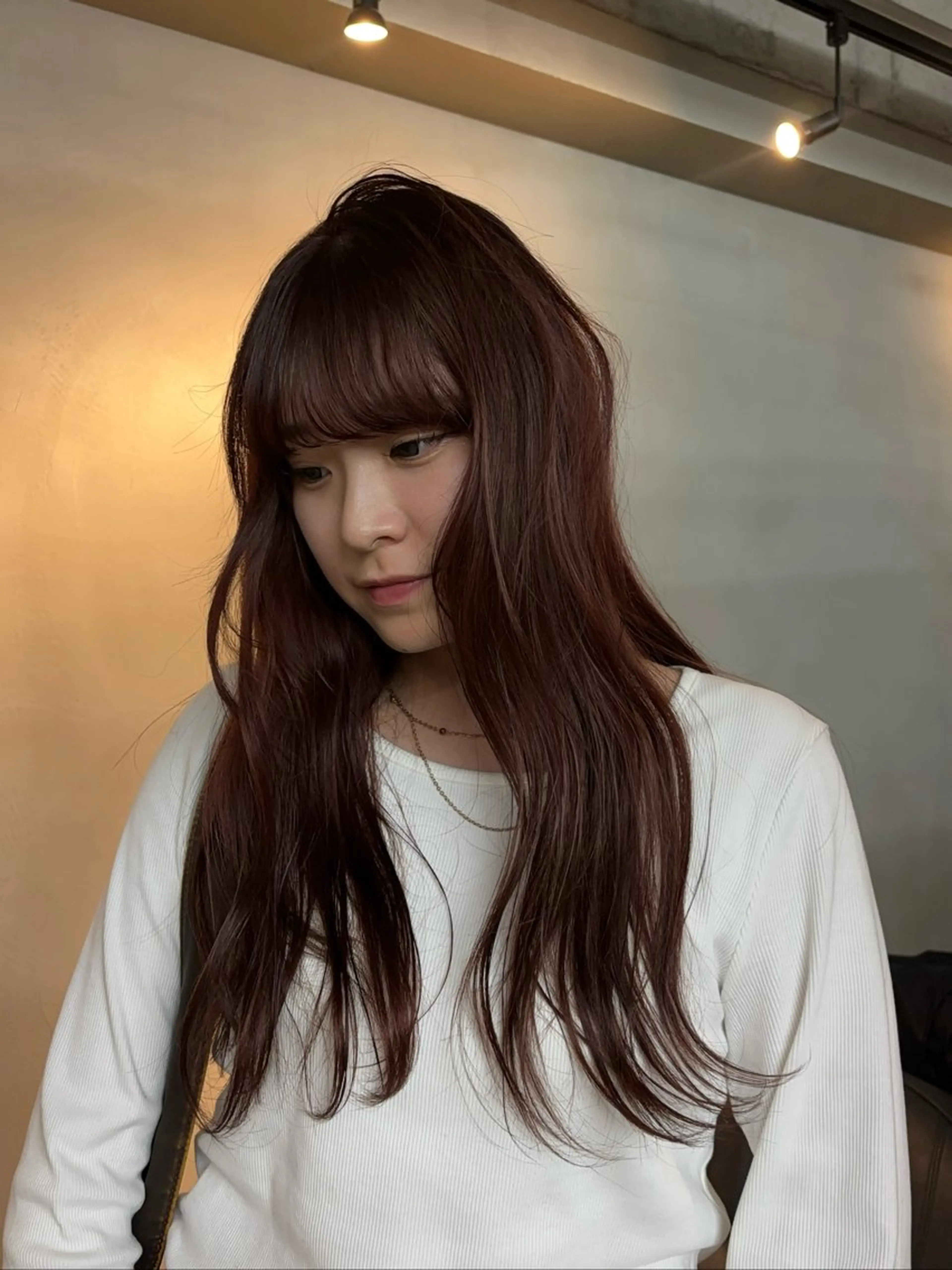 ロング カラー MISAKI🪐 縮毛矯正のヘアスタイル