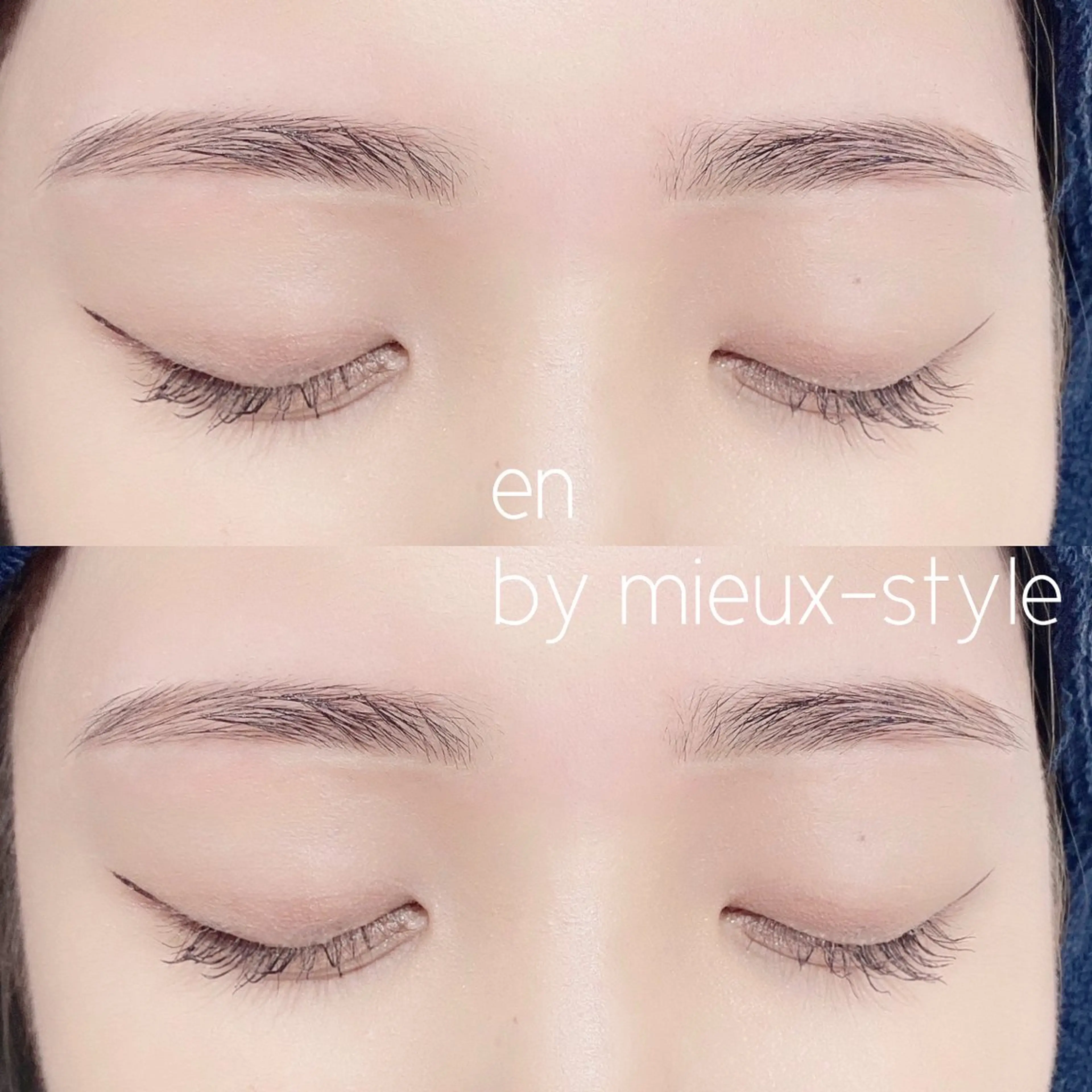 『アイブロウ』間引き&当店独自の似合わせマッピングとwaxで整える。の写真