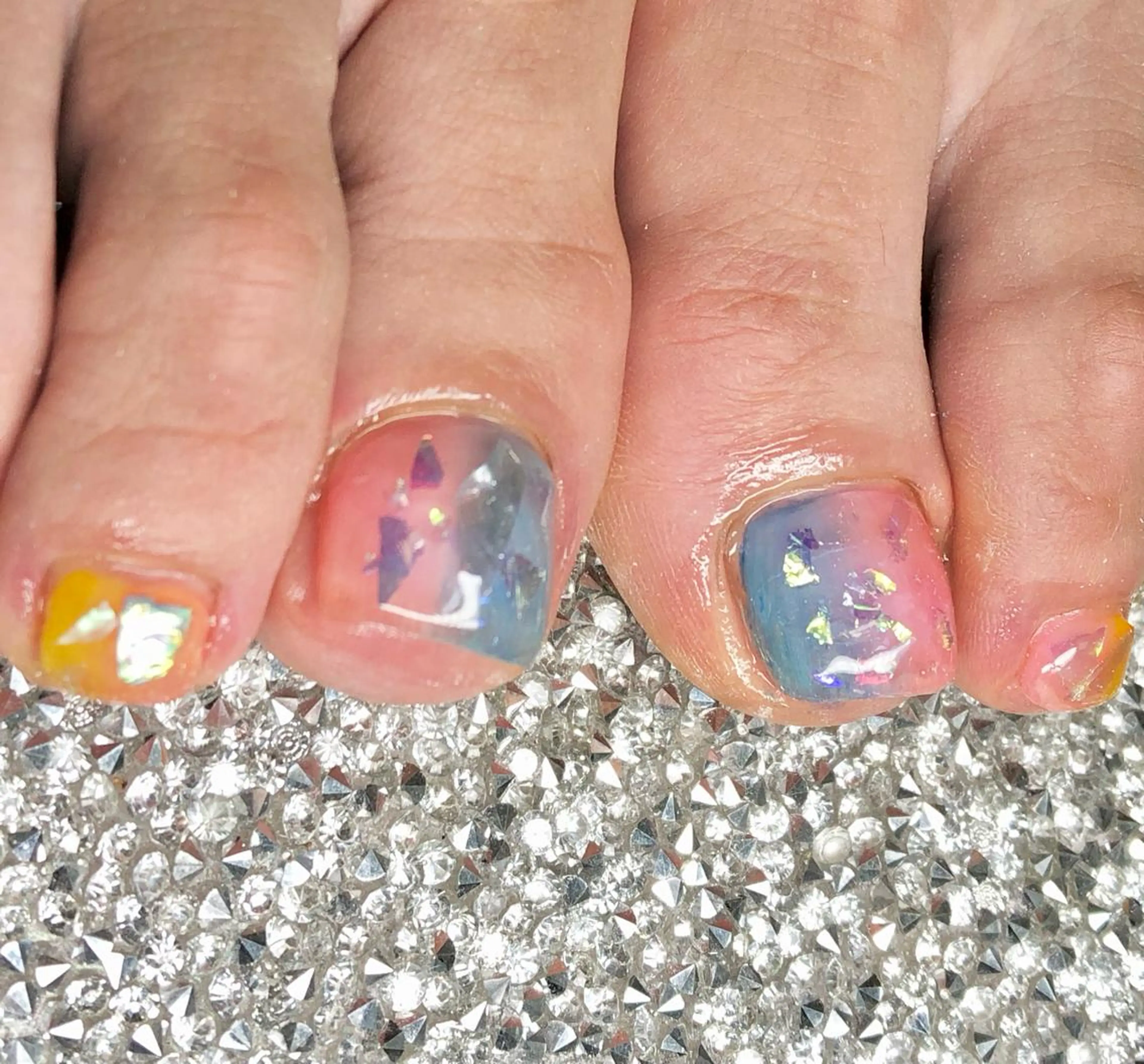 ネイル フットネイル 🦋Kiyomi. 🦋のネイルデザイン