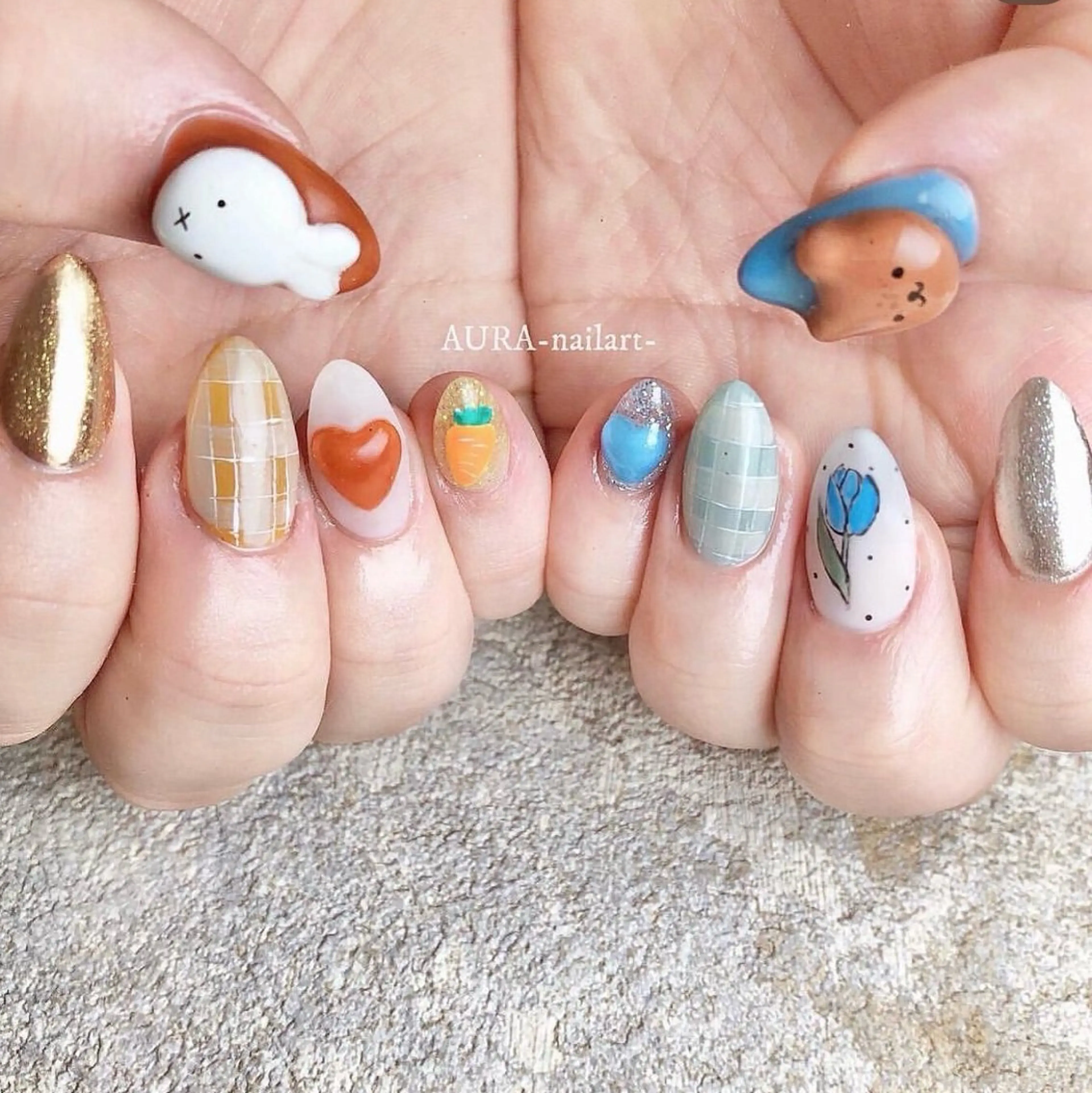 ネイル AURA nailartのネイルデザイン