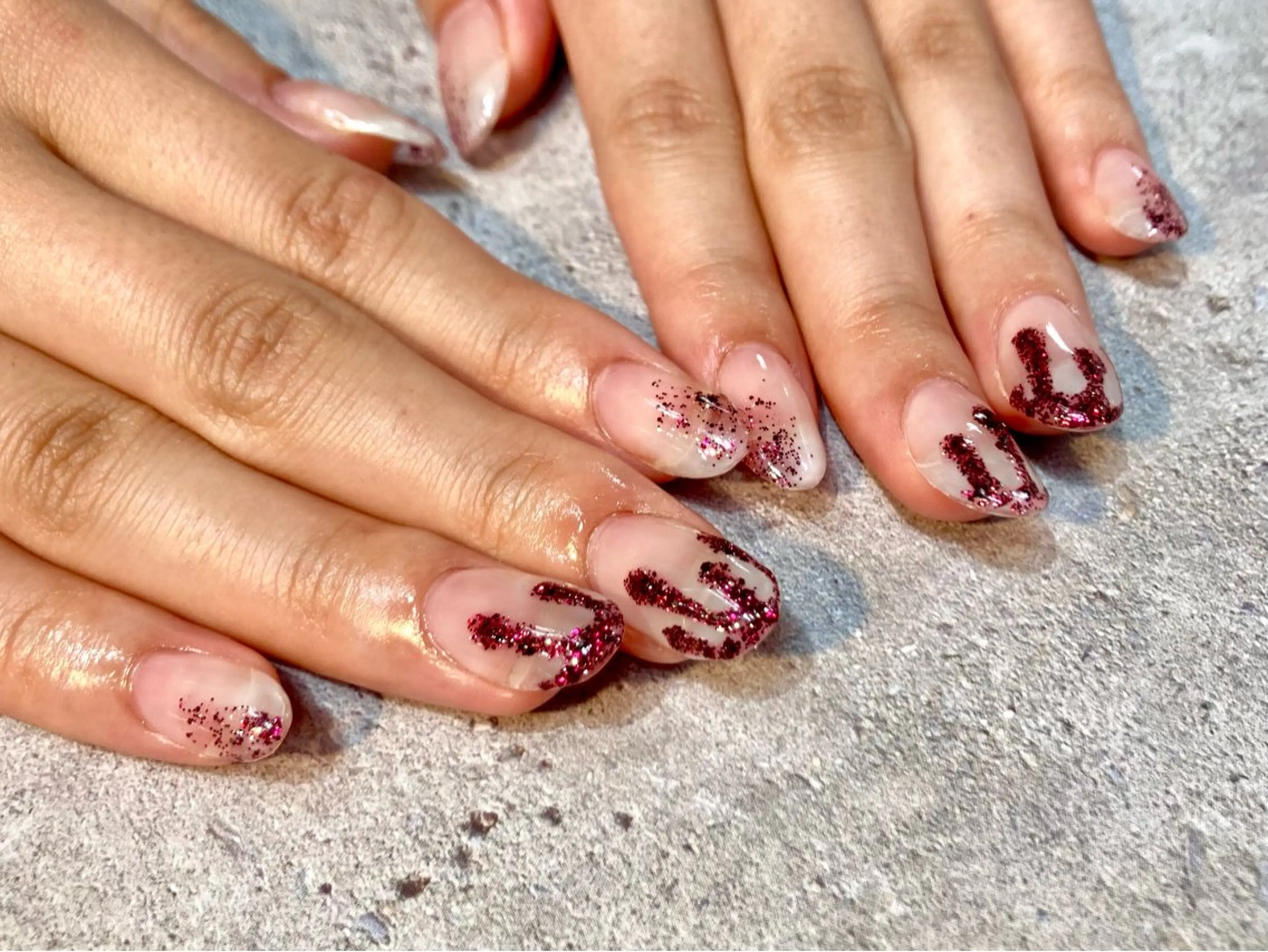 ネイル キラキラネイル iroam所属・Keiko🧸 大人可愛いネイルのネイルデザイン