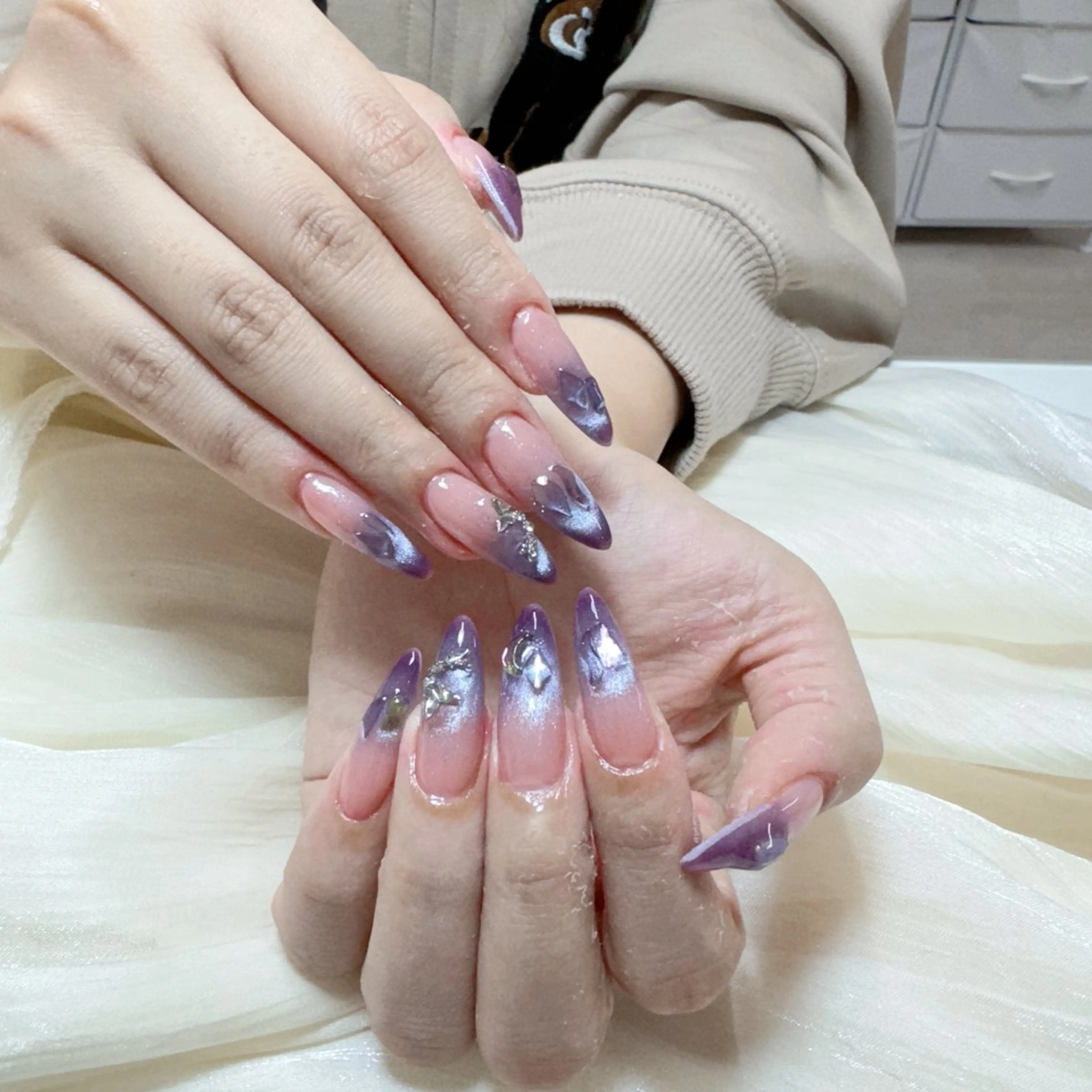 ネイル ハンドネイル 🤍Lemode 長さだし専門🎀のネイルデザイン