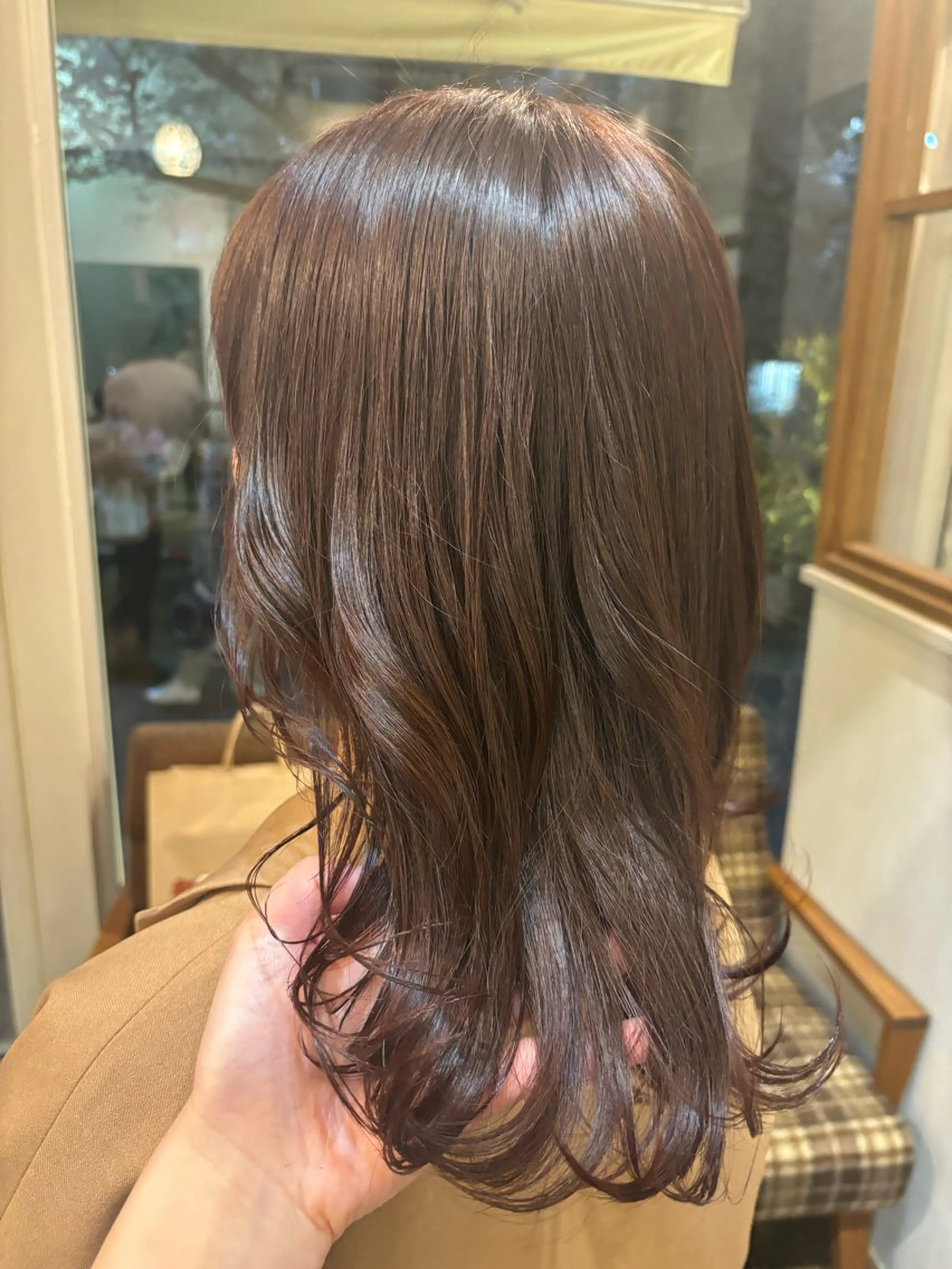 ミディアム カラー 中村 紀香のヘアスタイル