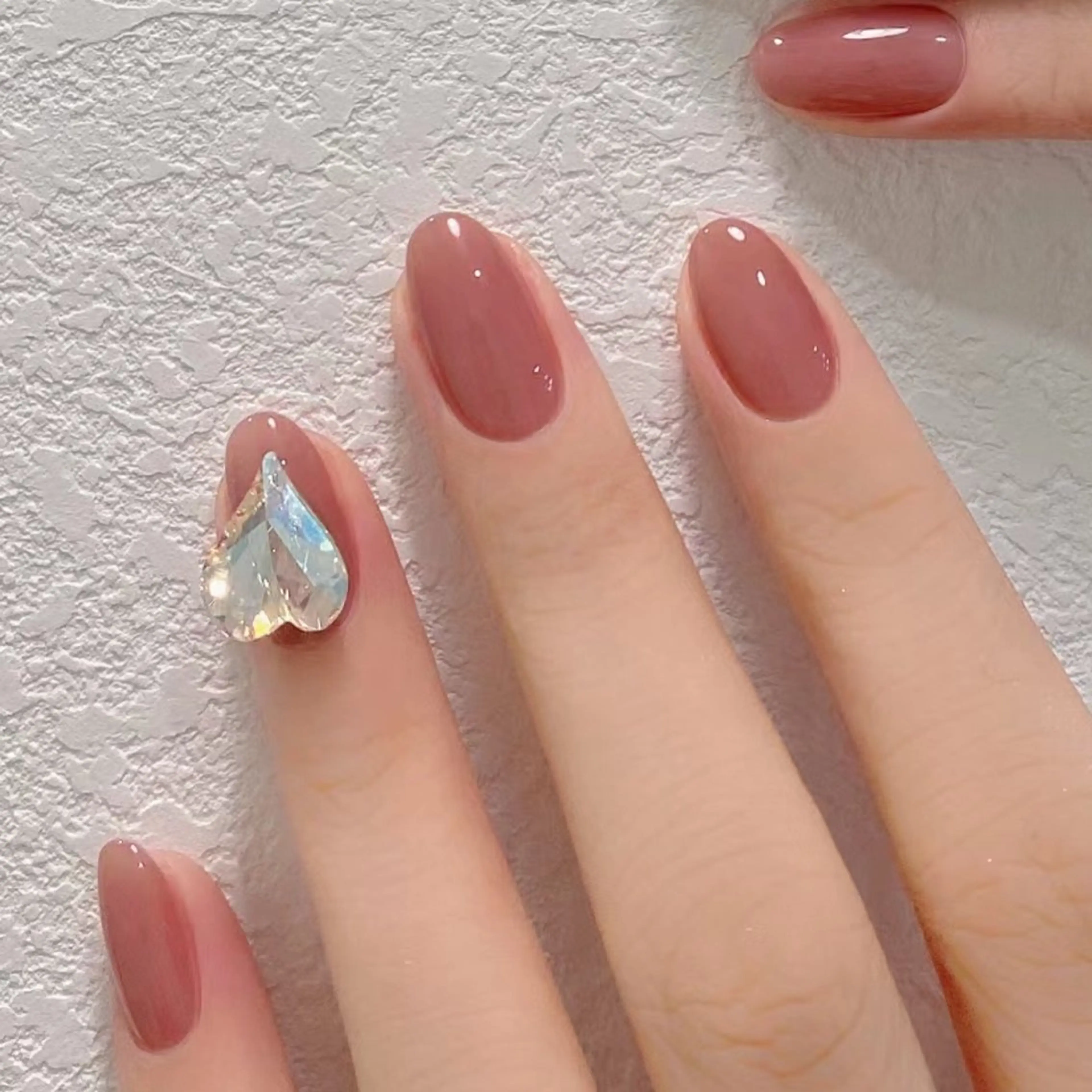 ネイル ネイリストゆか💅 長さだし、深爪矯正のネイルデザイン