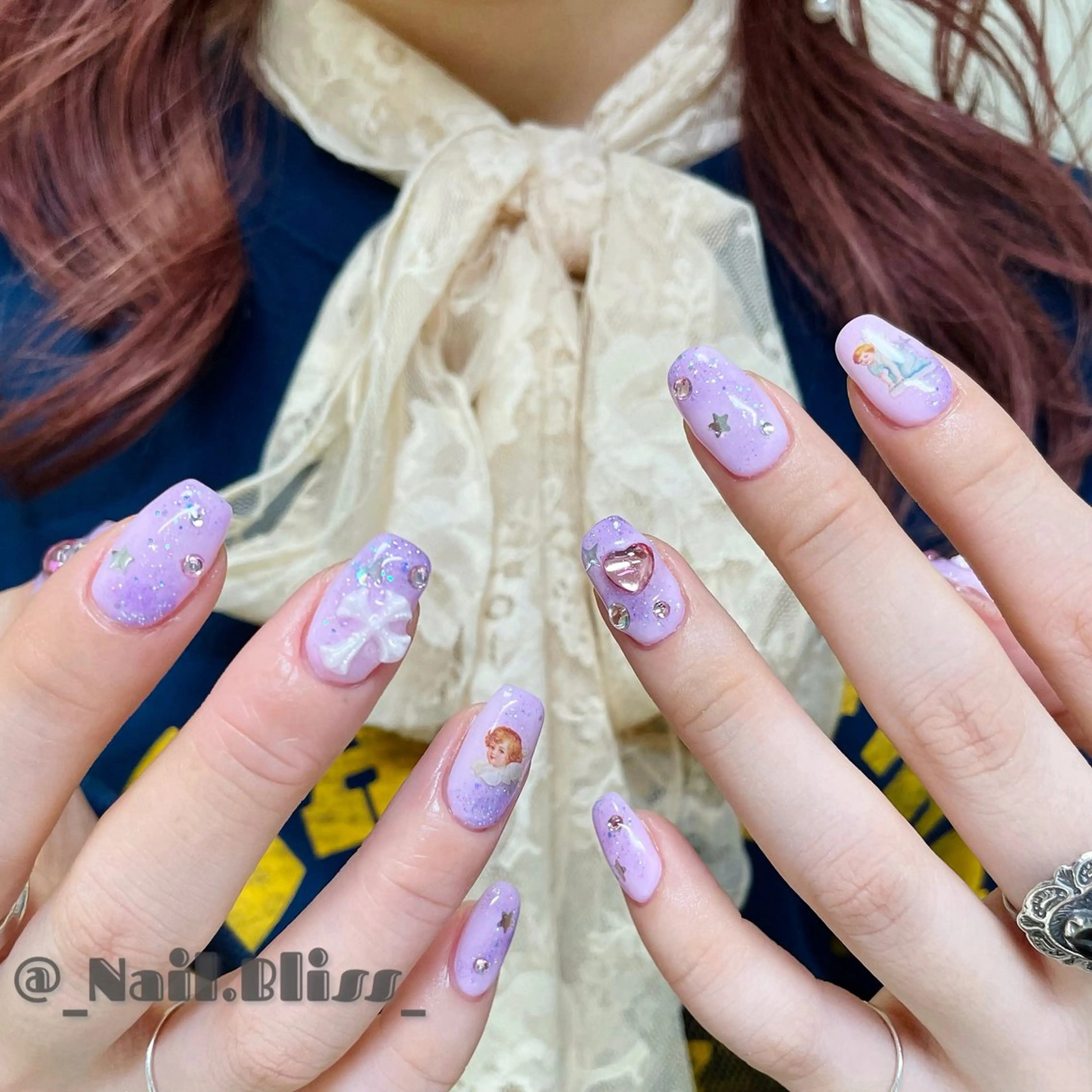 ネイル 持ち込み ハンドネイル NAIL BLISSのネイルデザイン
