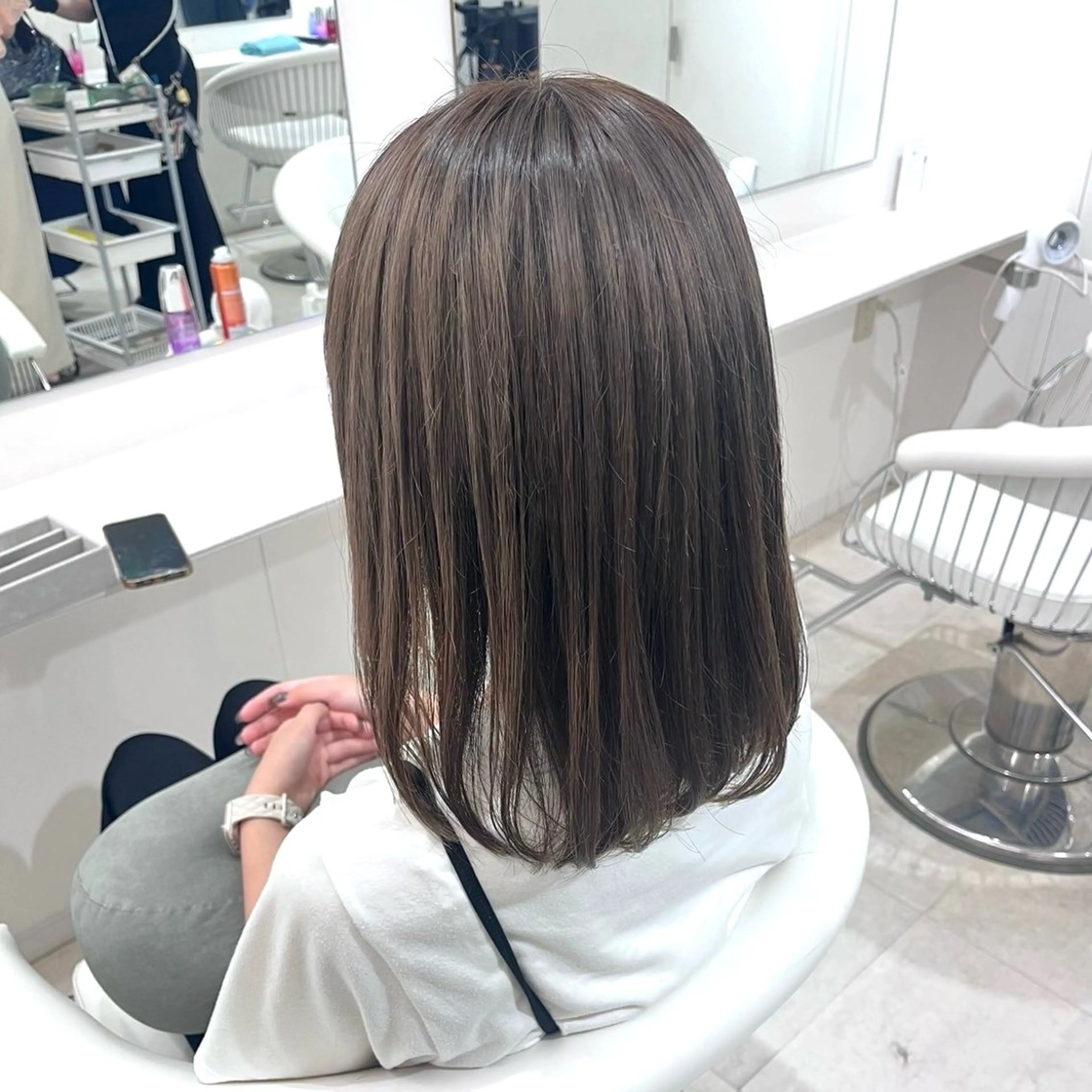 セミロング Parve Mix¦ 石原 響子🧸のヘアスタイル