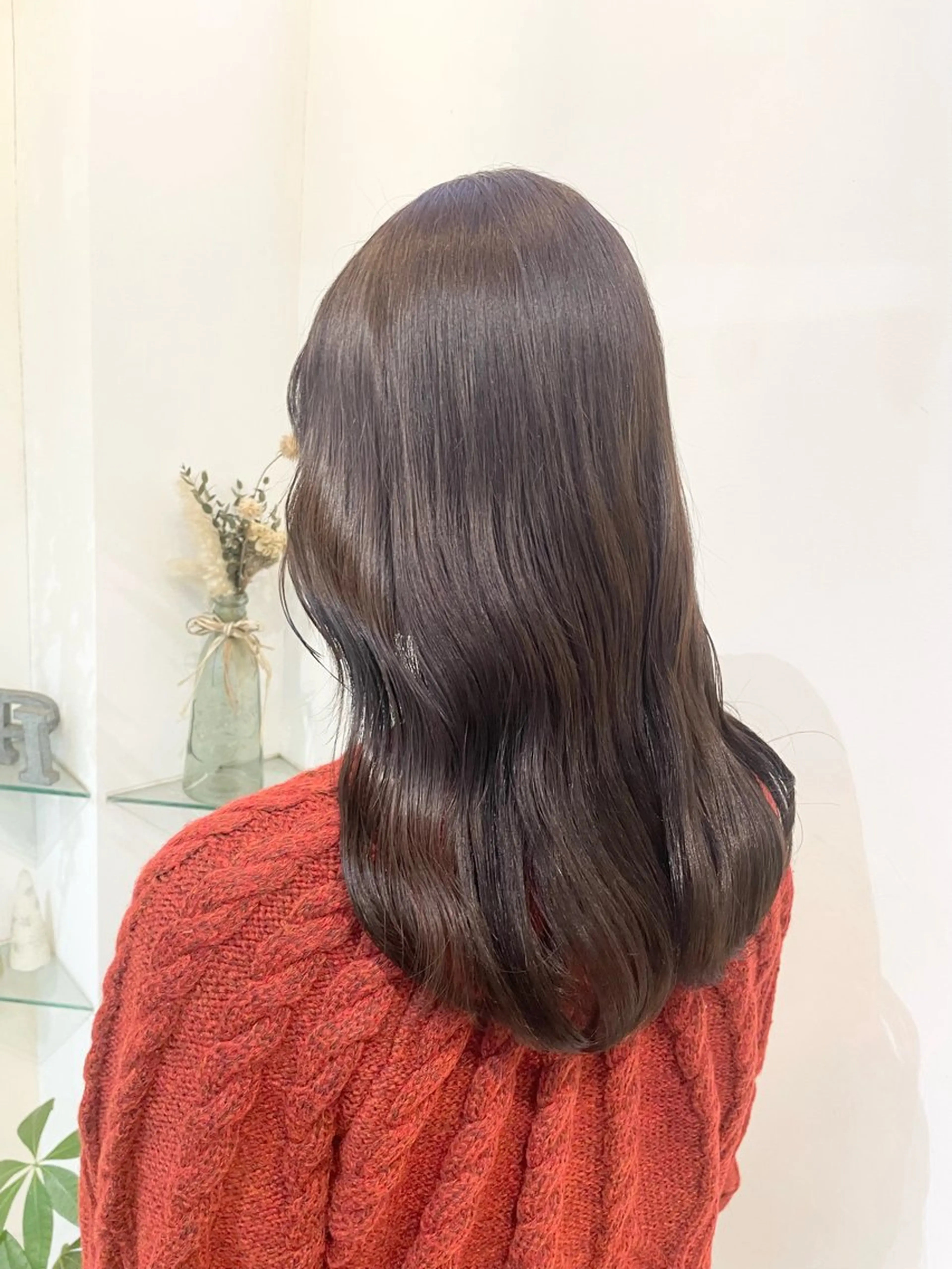 ロング カラー カット ヘアカラー トリートメント 髪質改善カラー🤍 エクステ✨君島由実子のヘアスタイル