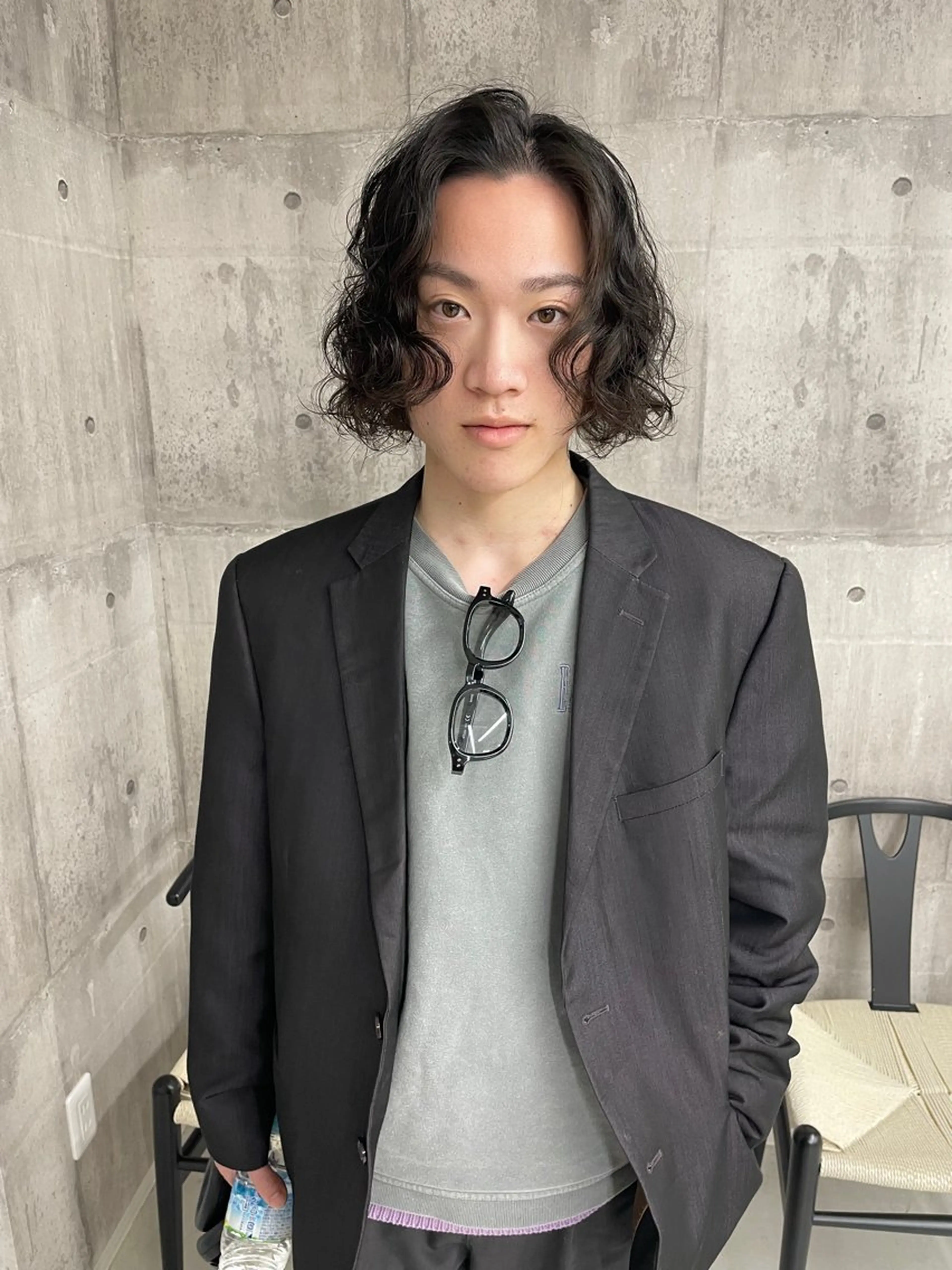 パーマ メンズ メンズパーマ ボブ 錦 茉李 @lm.mari03のヘアスタイル