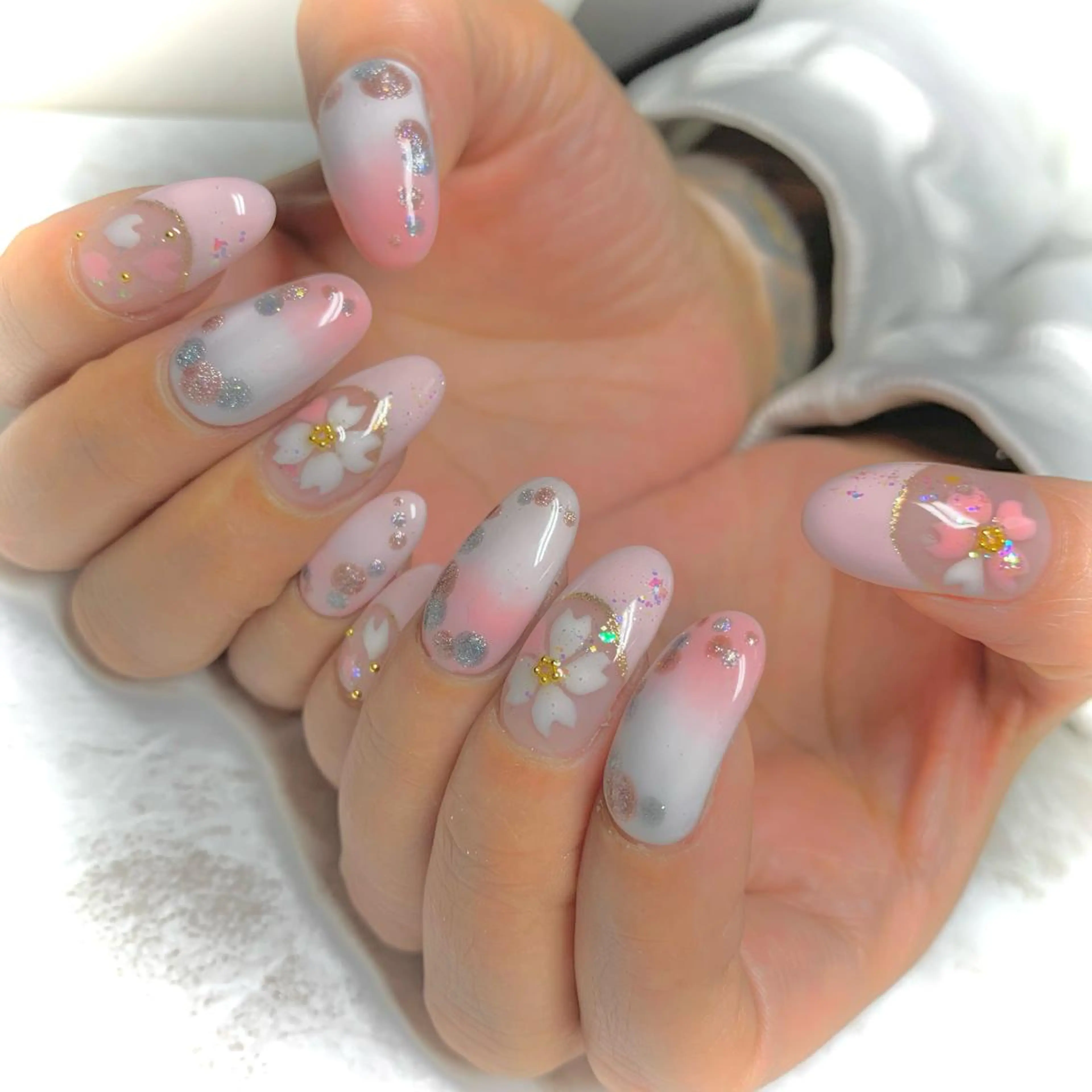 ネイル 桜ネイル LULU LIMAのネイルデザイン