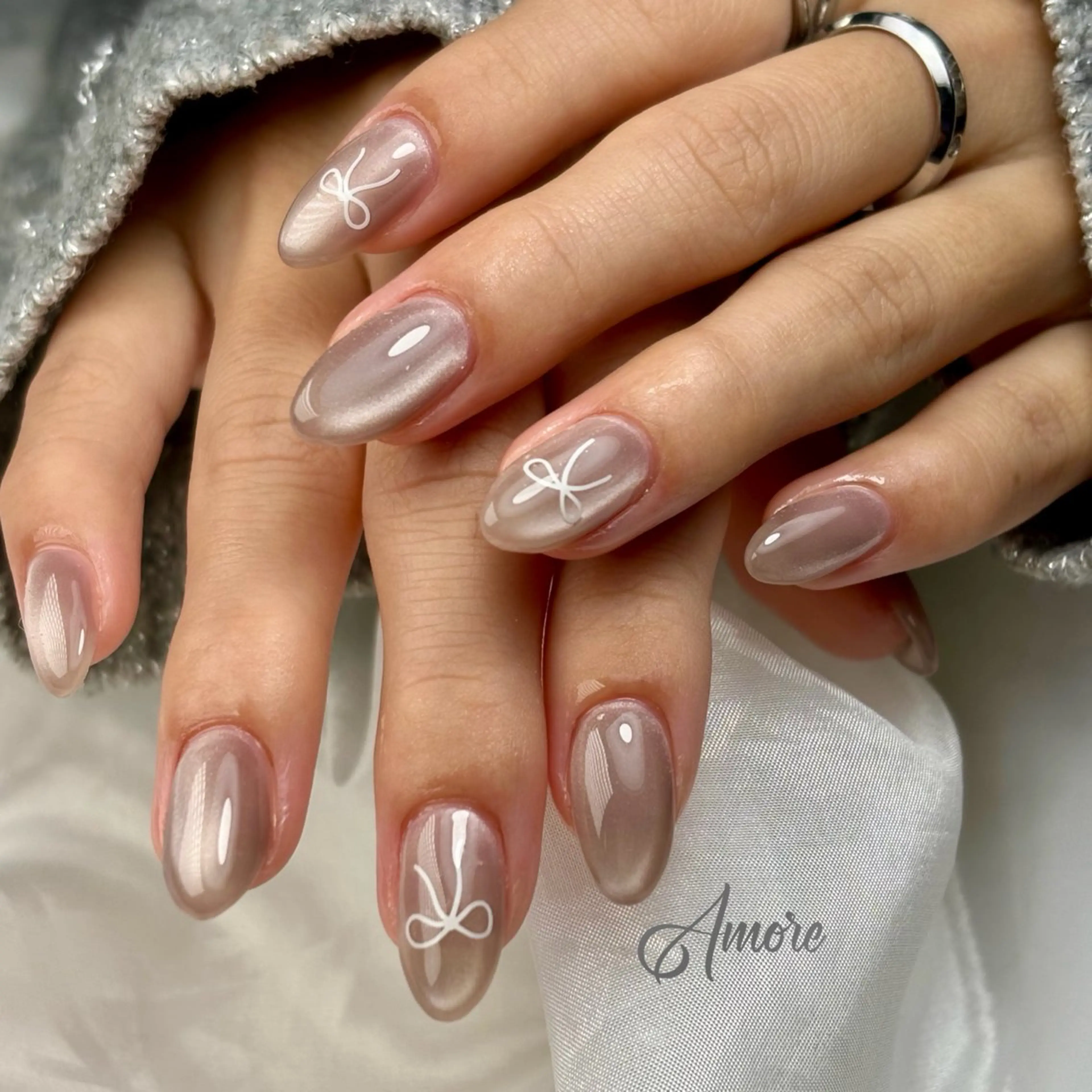 ネイル ジェルネイル キラキラネイル 韓国ネイル マグネットネイル パラジェル You kyehwaのネイルデザイン