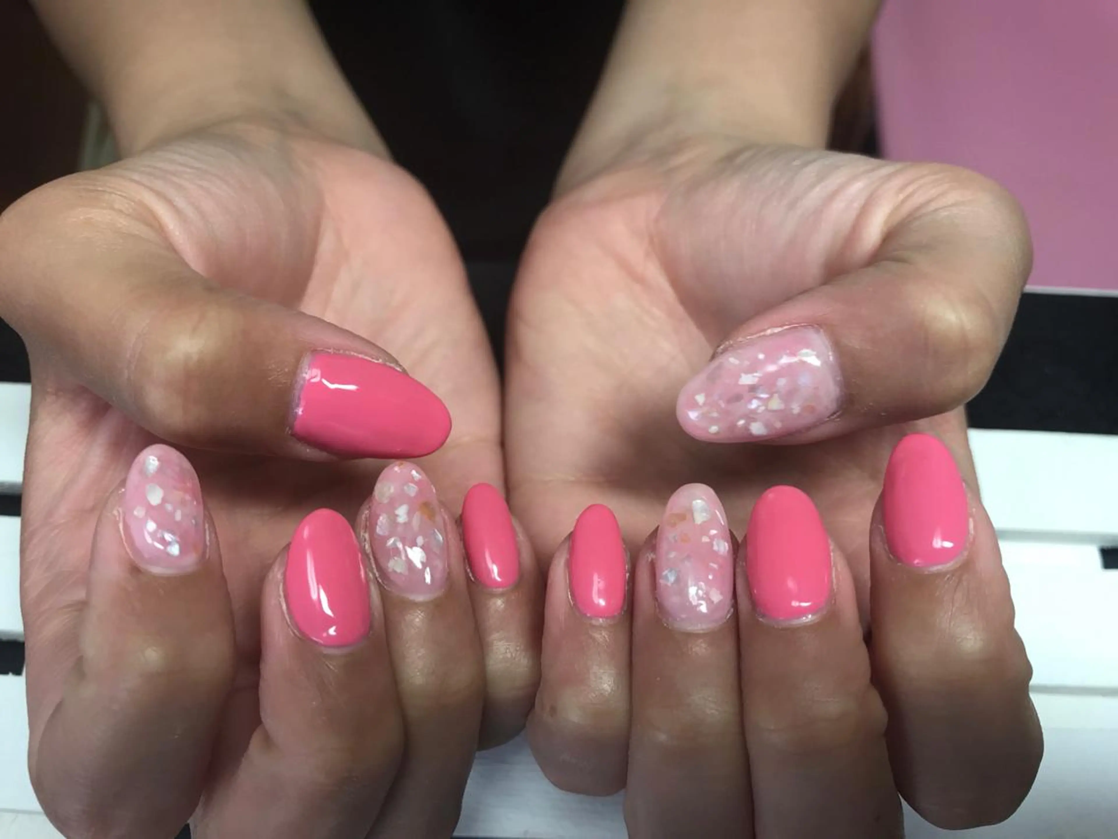 ネイル 大理石ネイル(マーブル) ワンカラーネイル nico.nico.mark NAIL所属・小林 梓のエステ・リラクイメージ