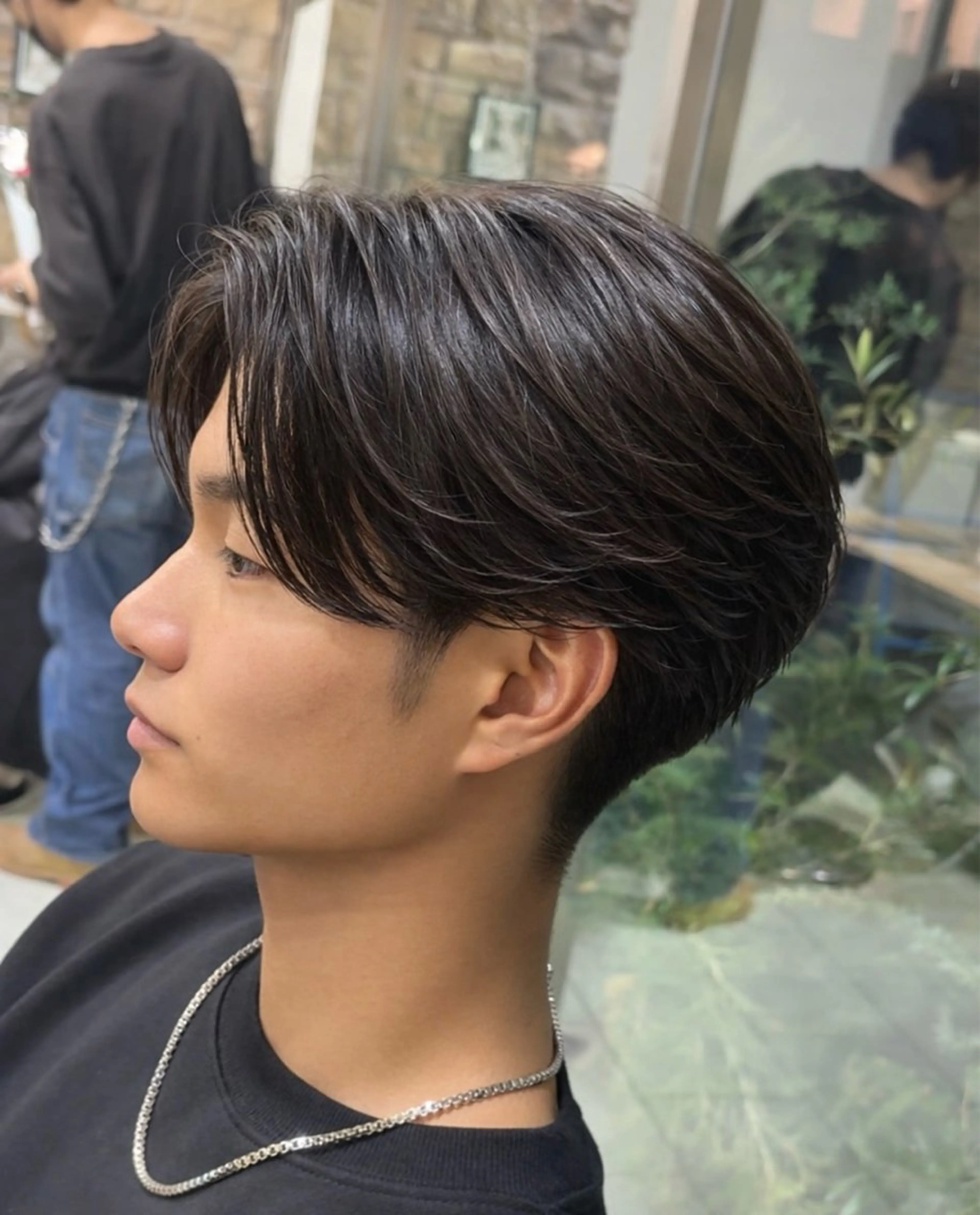 ショート パーマ メンズ フェザーパーマ メンズパーマ ニュアンスパーマ カット パーマ フェザーパーマ🪶 シャドウ/ジュンエイのヘアスタイル