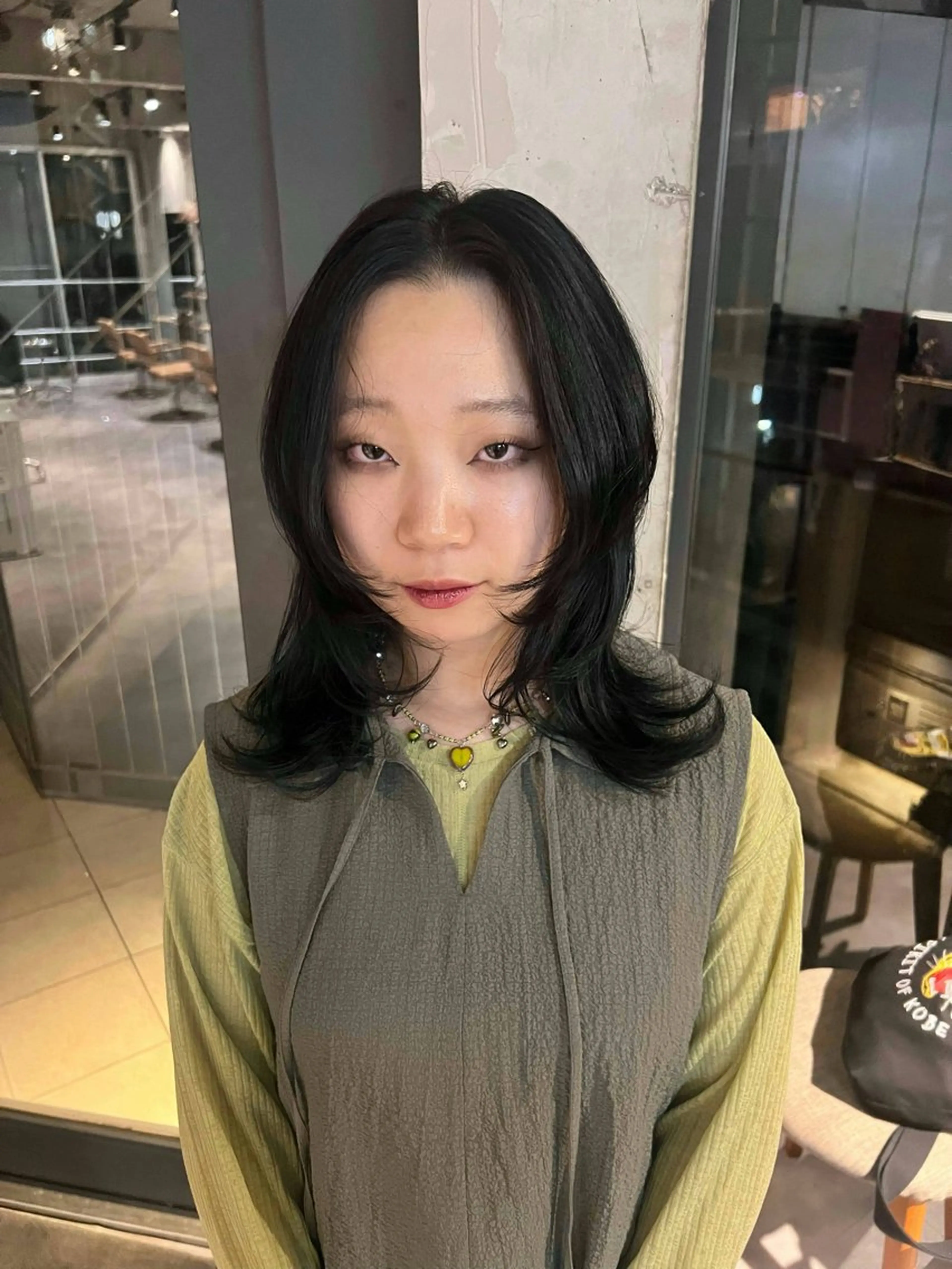 ミディアム ヘアカラー yuri/中目黒 /レイヤー/ボブのヘアスタイル