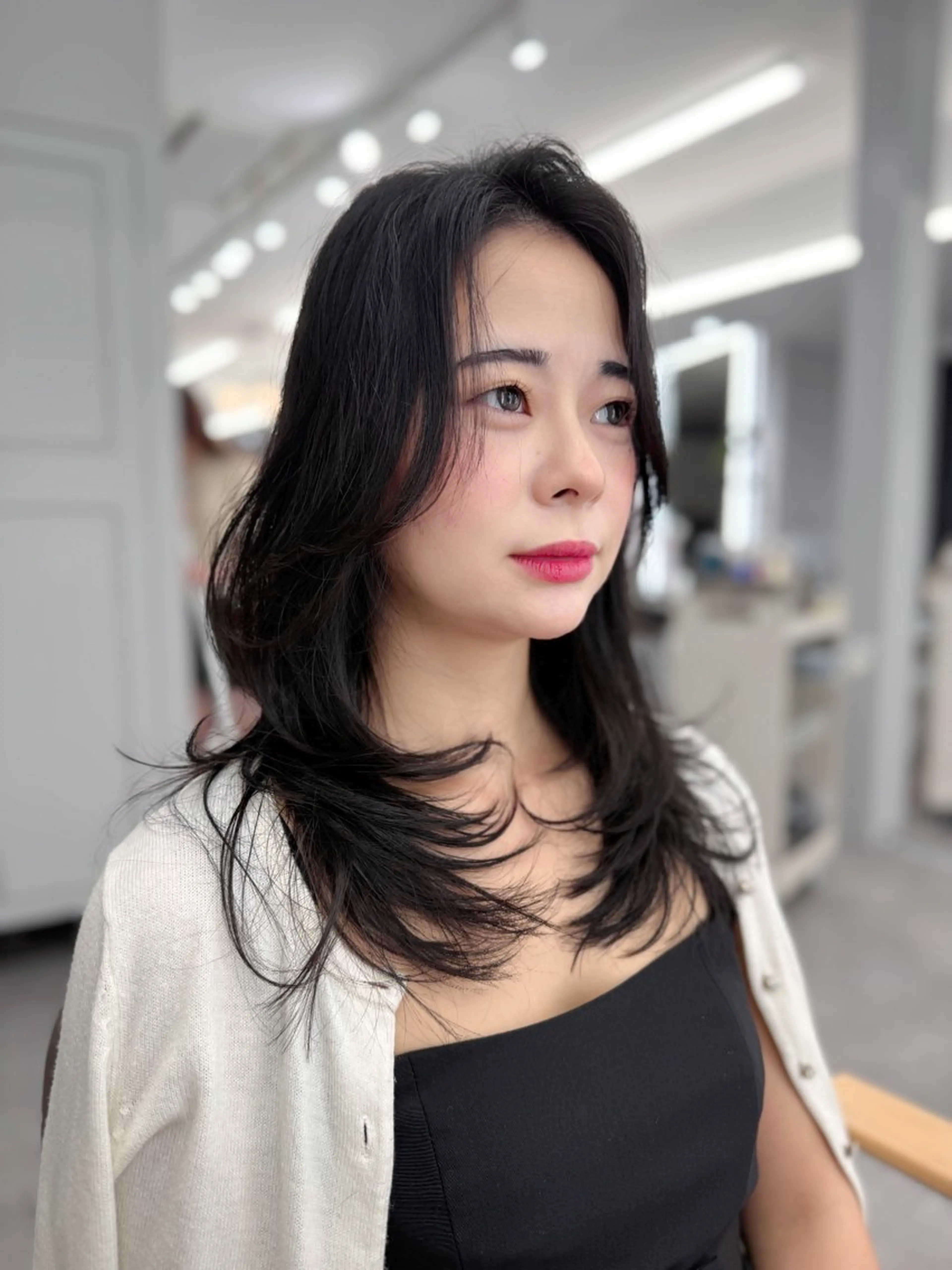 ロング カラー カット ヘアカラー トリートメント ヘッドスパ 💎レイヤー/ 艶カラー/石戸谷💎のヘアスタイル