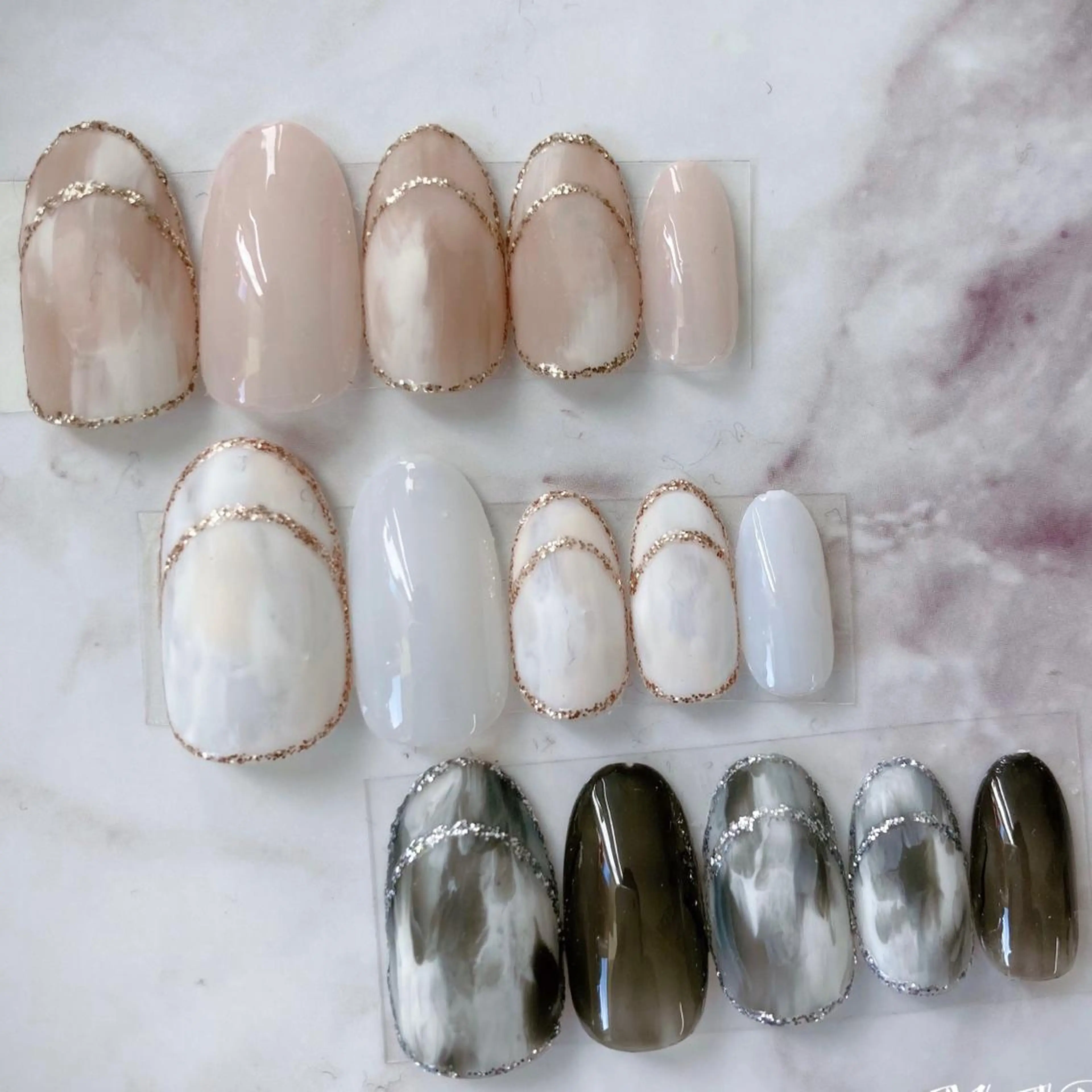 ネイル フレンチネイル ニュアンスネイル ハンドネイル Mary nail所属・Mary nail .narumiのネイルデザイン