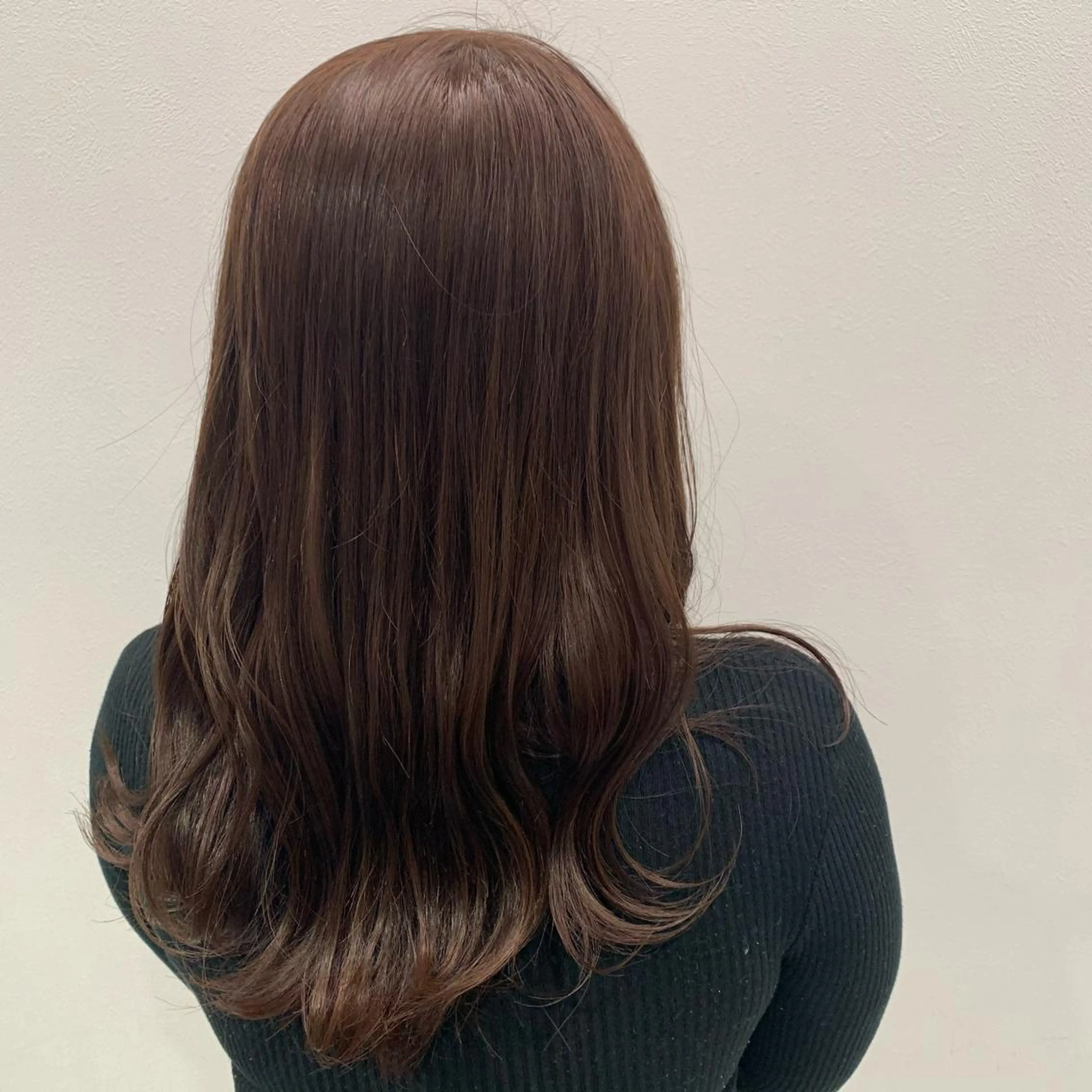 セミロング カラー ヘアアレンジ EMANON池袋3rd所属・ナチュラル艶髪 なおき｜池袋美容師のヘアスタイル