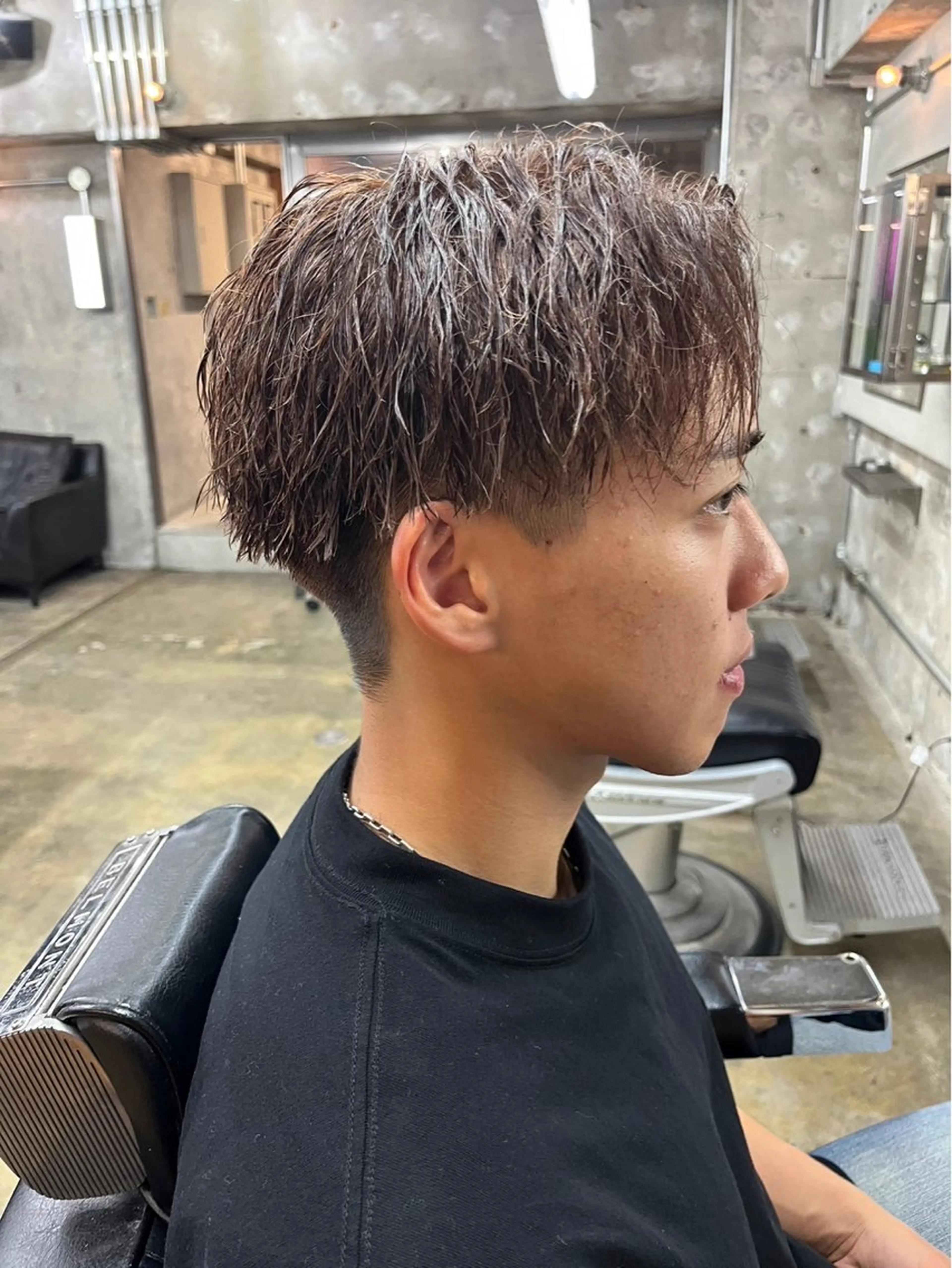 ショート カラー パーマ ヘアアレンジ メンズ カット パーマ トリートメント 亀井隆汰/メンズ専門 パーマ特化美容師のヘアスタイル