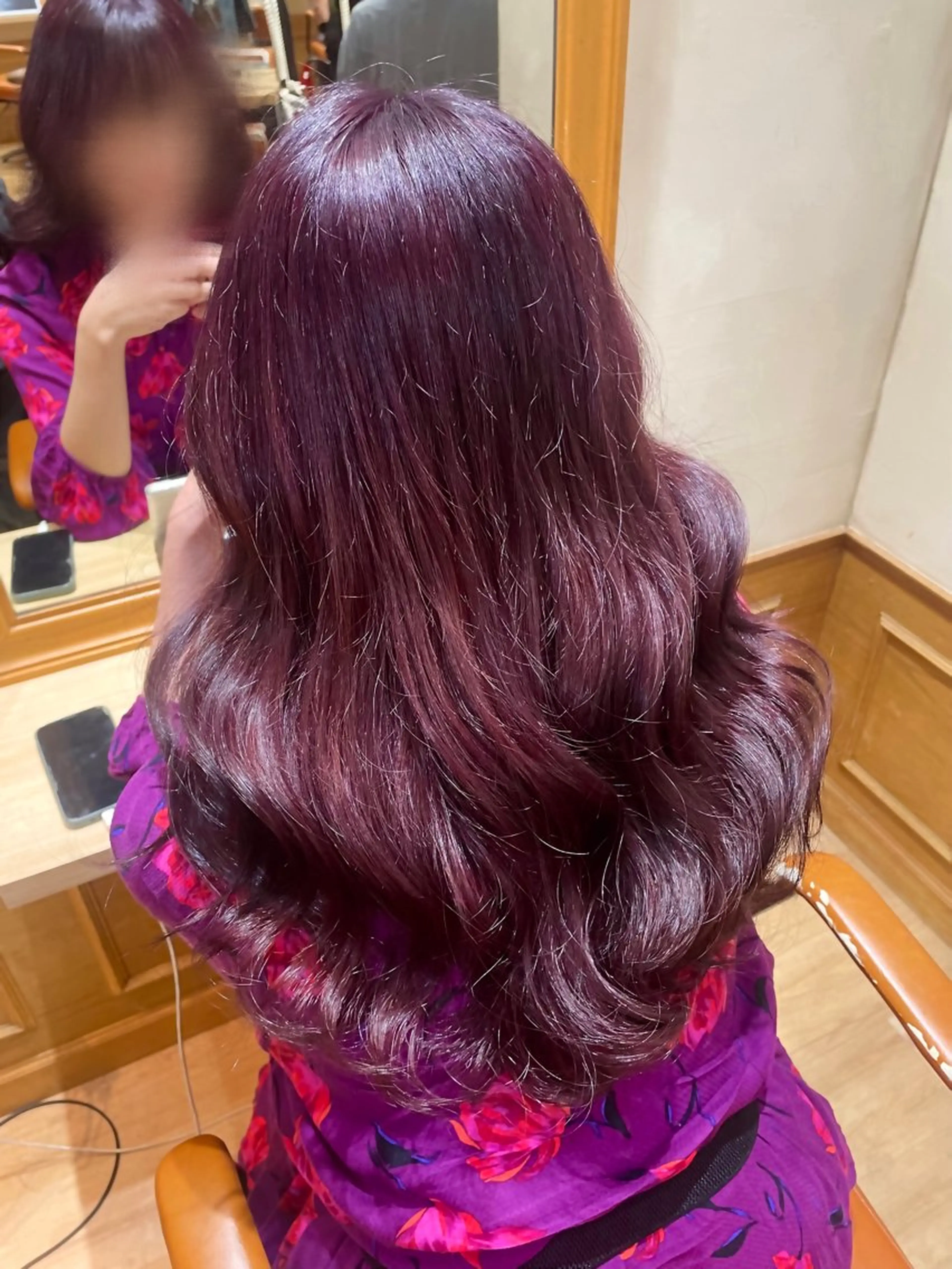 ロング パープルカラー Agu hair ferdi 千歳烏山店所属・⚡️カネコ マサフミ⚡️のヘアスタイル