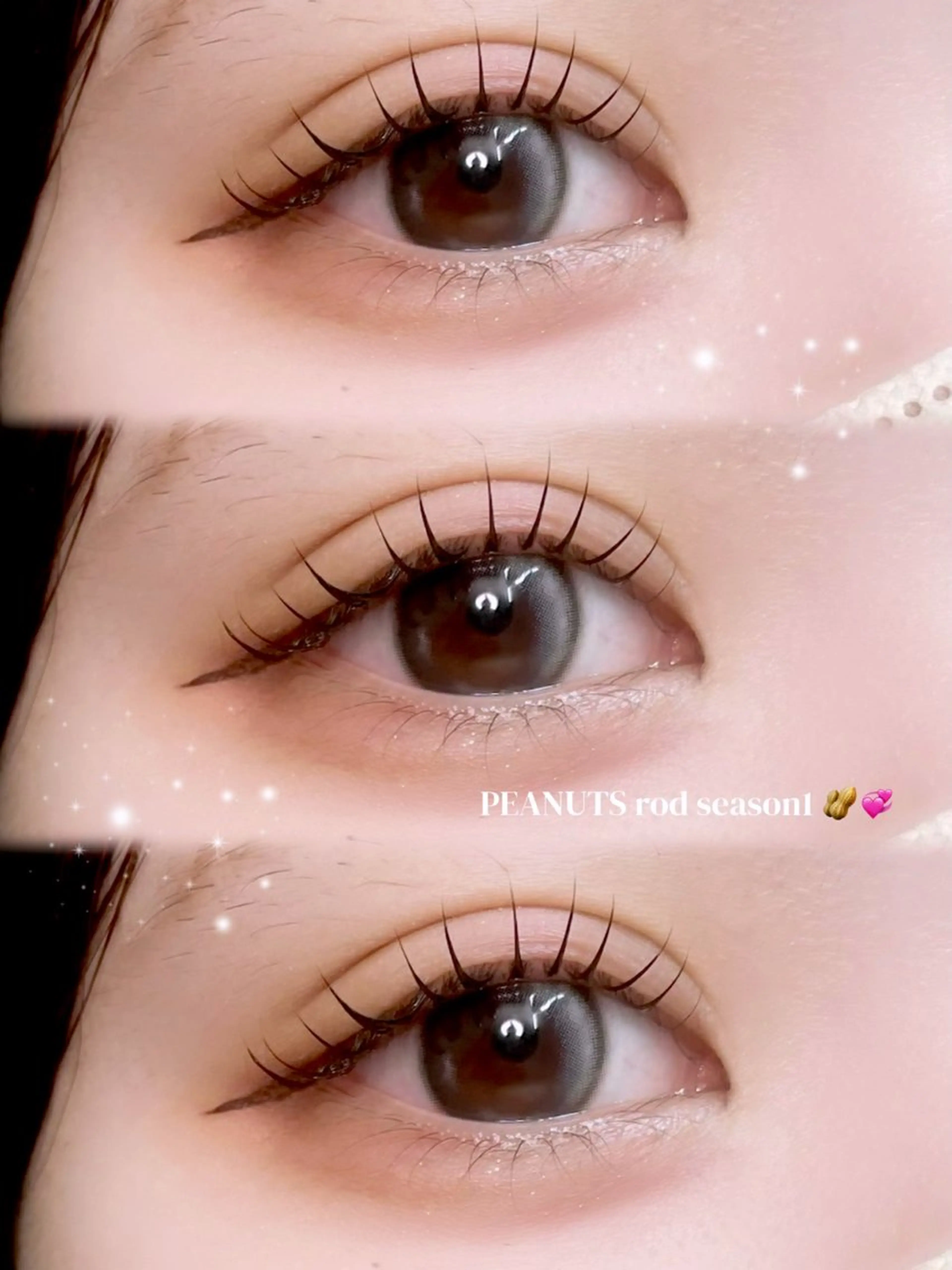 マツエク・マツパ マツパ Ren♡梅田┋束感 マツエク┋パリエクのマツエク・マツパデザイン