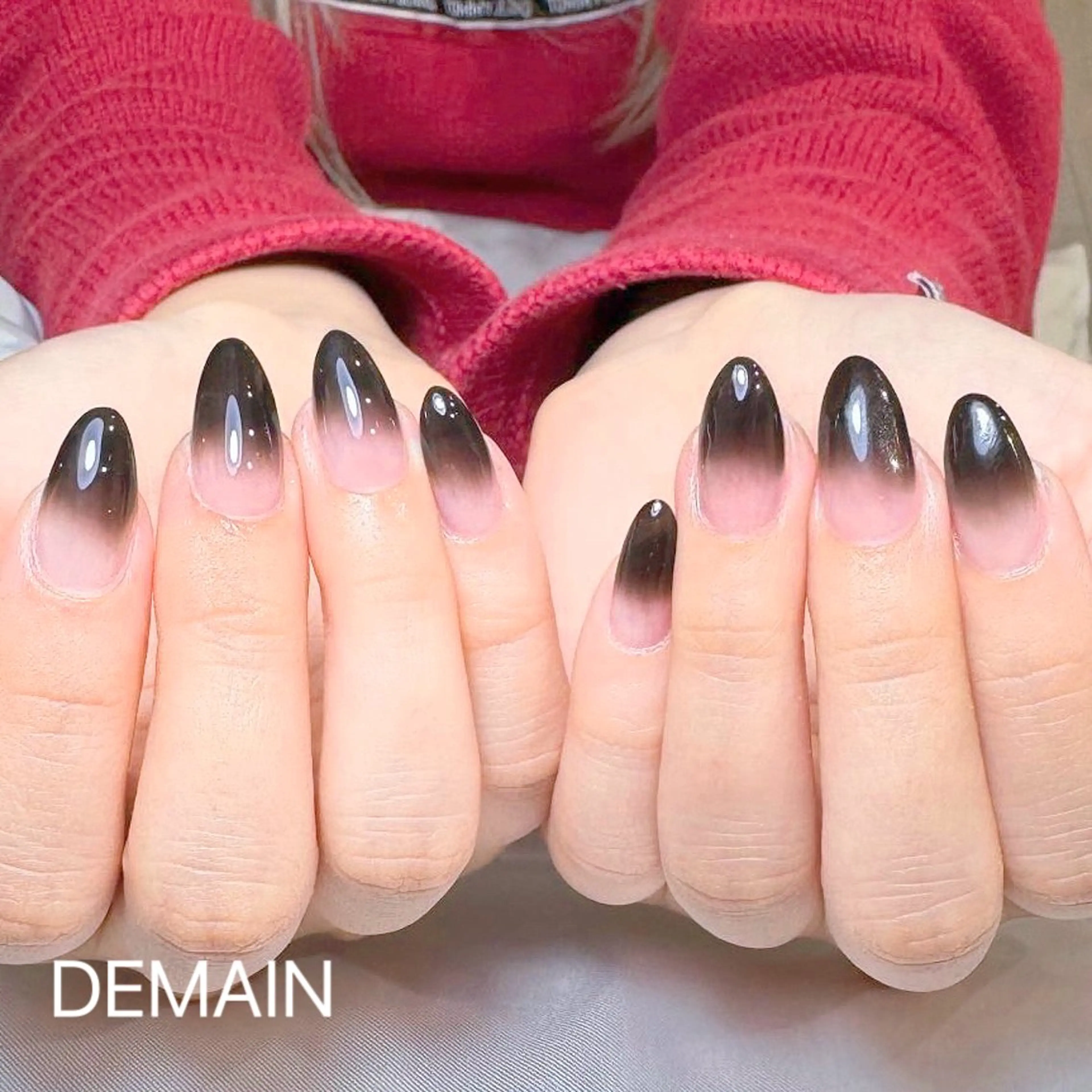 ネイル アートネイル オーロラネイル ガーリー キラキラネイル 韓国ネイル ハンドネイル ハンドケア DEMAIN- 🌸のネイルデザイン