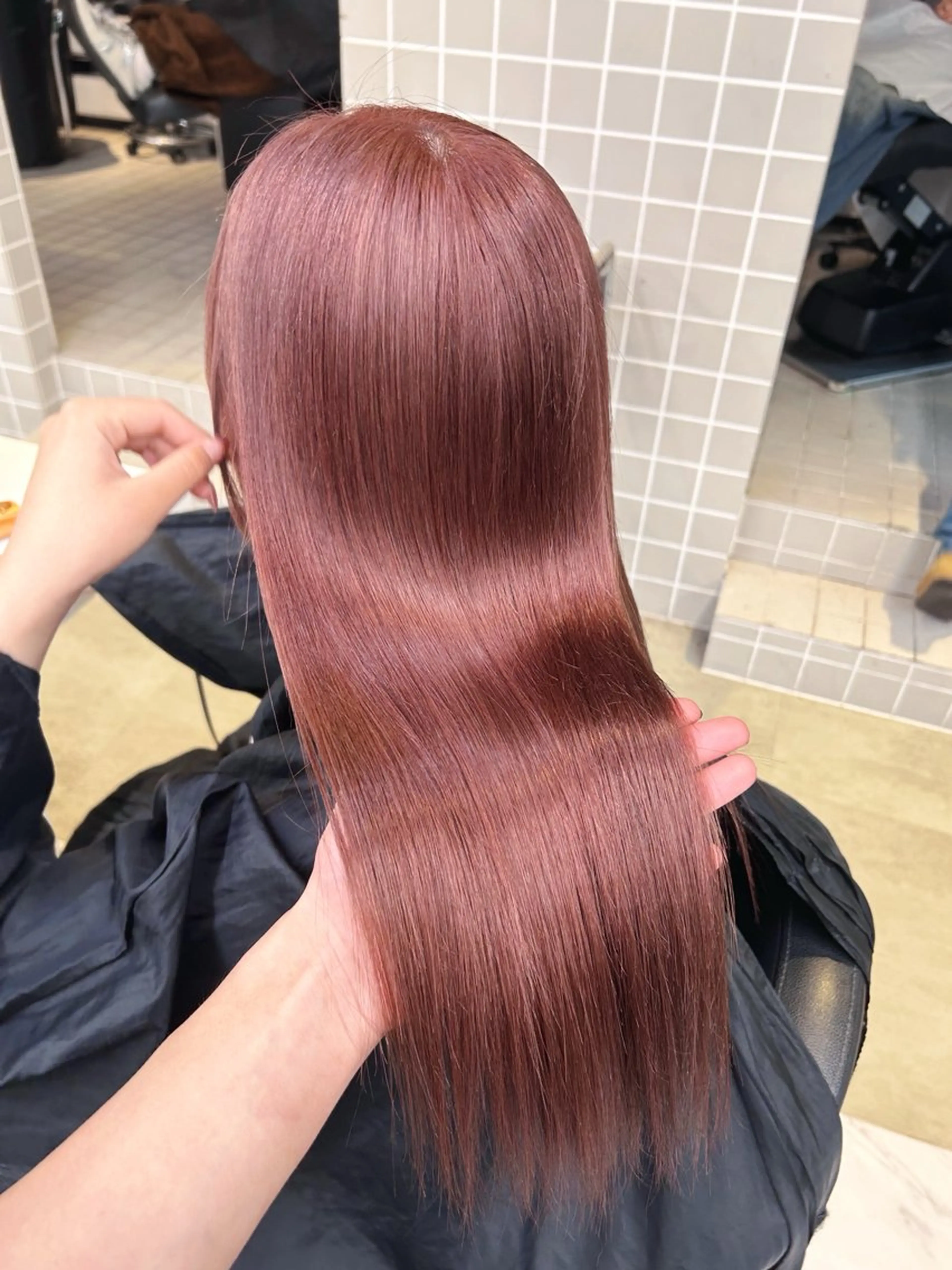 ロング ヘアカラー トリートメント 透明感カラー/ レイヤーカット/優大のヘアスタイル