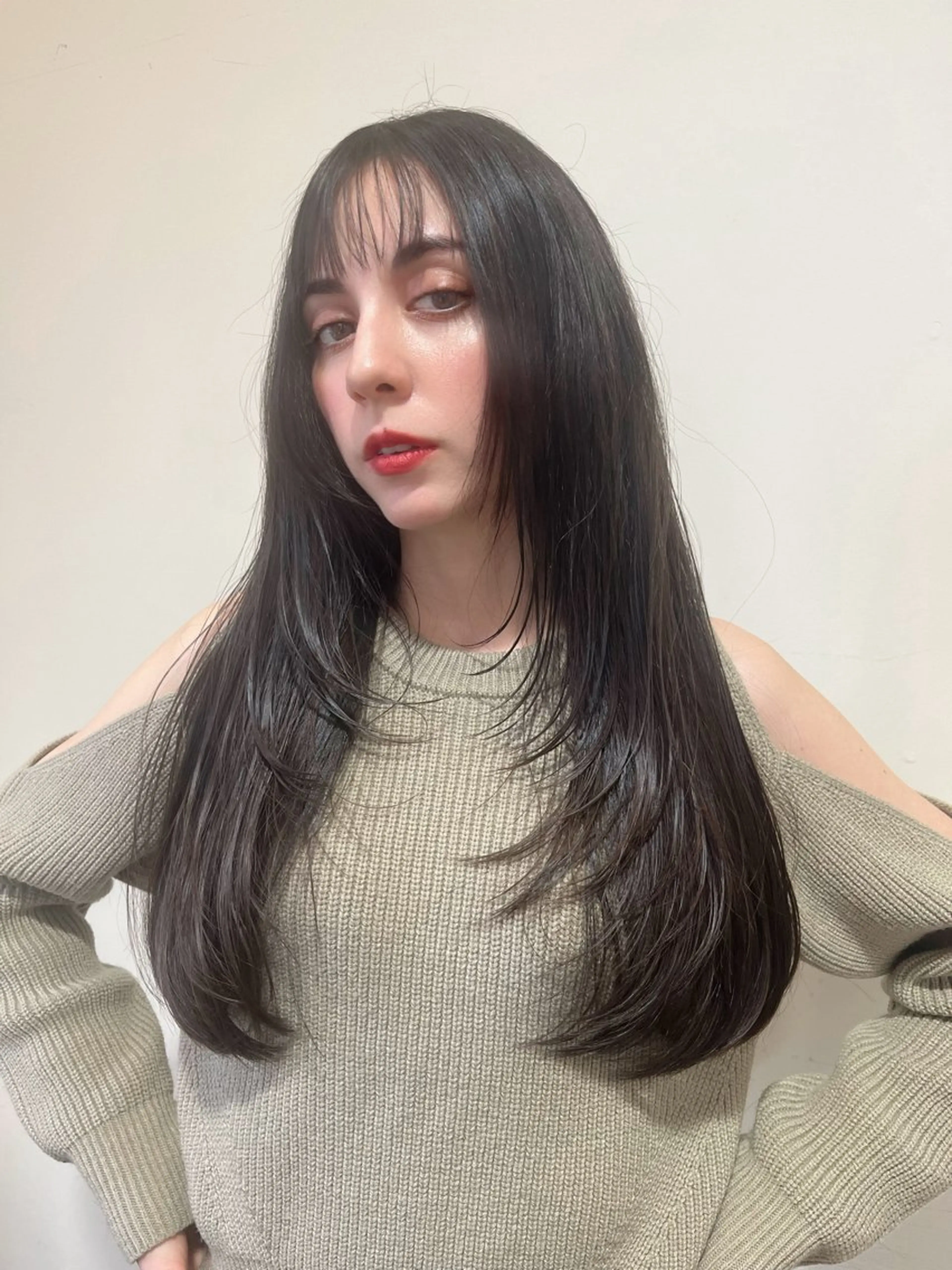 ロング 💫レイヤーカット✨ 透明感カラー工藤雄大のヘアスタイル