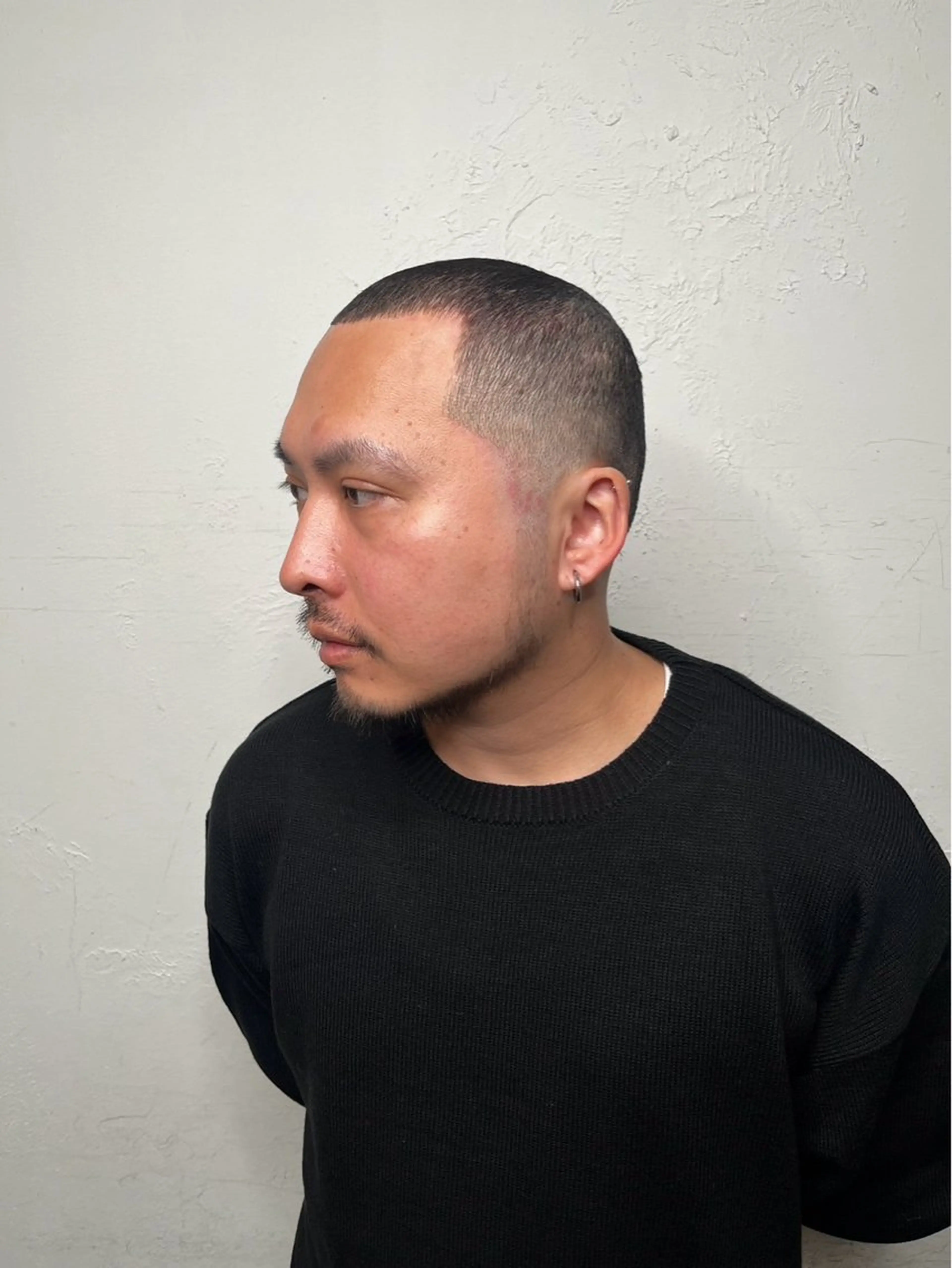 ショート パーマ メンズ センターパート ダウンパーマ フェードカット メンズハイライト メンズパーマ カット パーマ トリートメント 💈メンズ特化💈 TASUKUのヘアスタイル