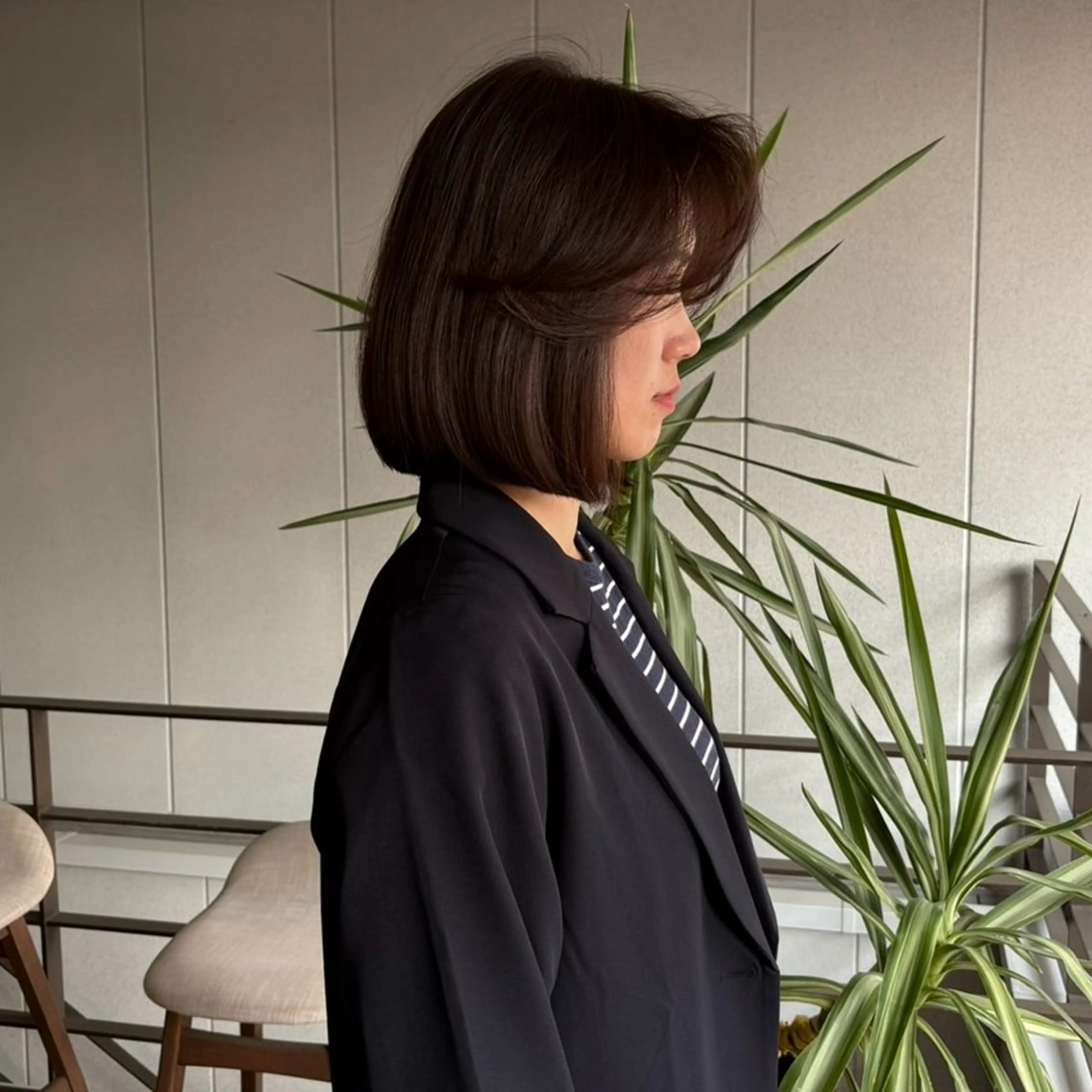 ロング 暗くしない白髪ぼかし /透明感カラー🌿のヘアスタイル