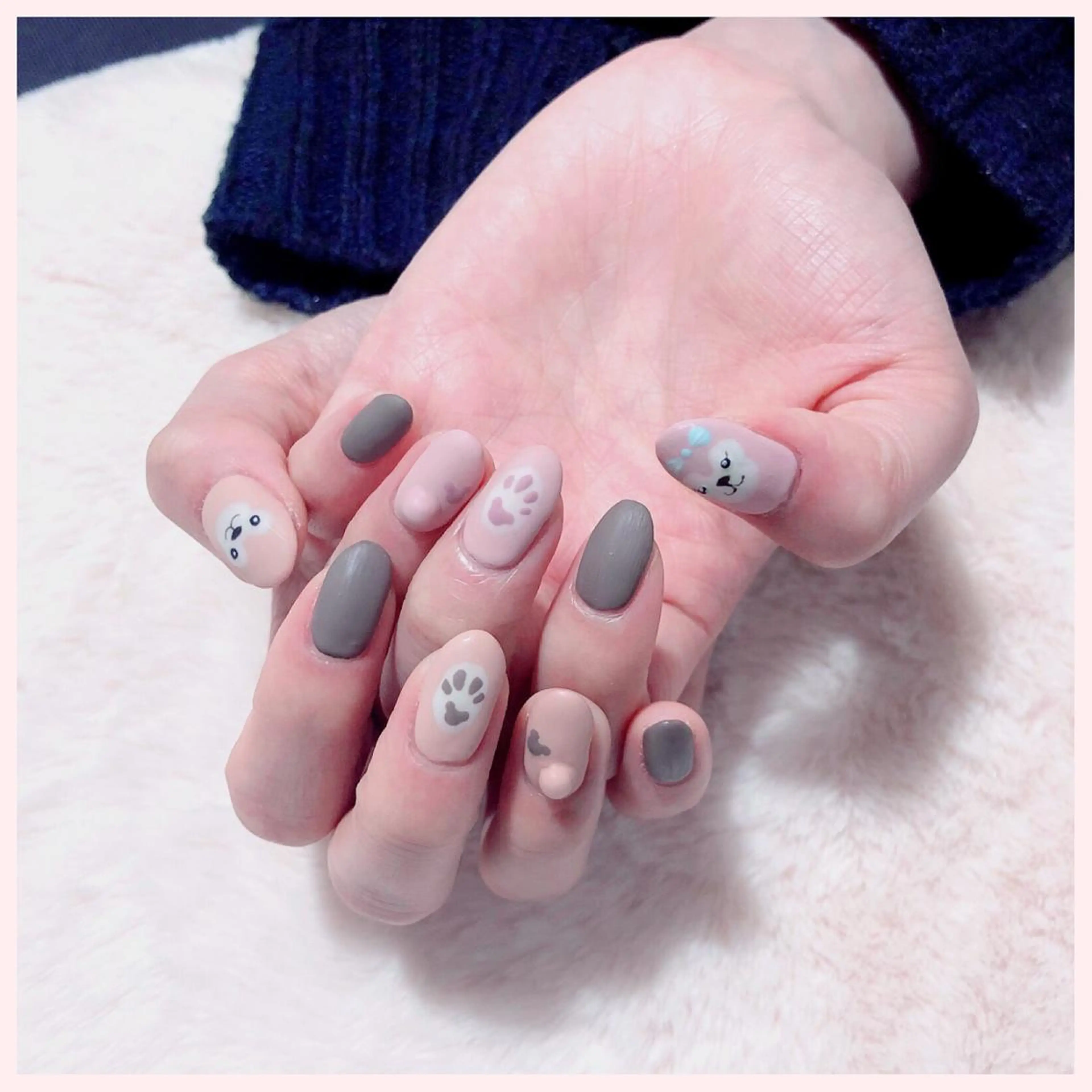 アート6本☆ネイルの写真