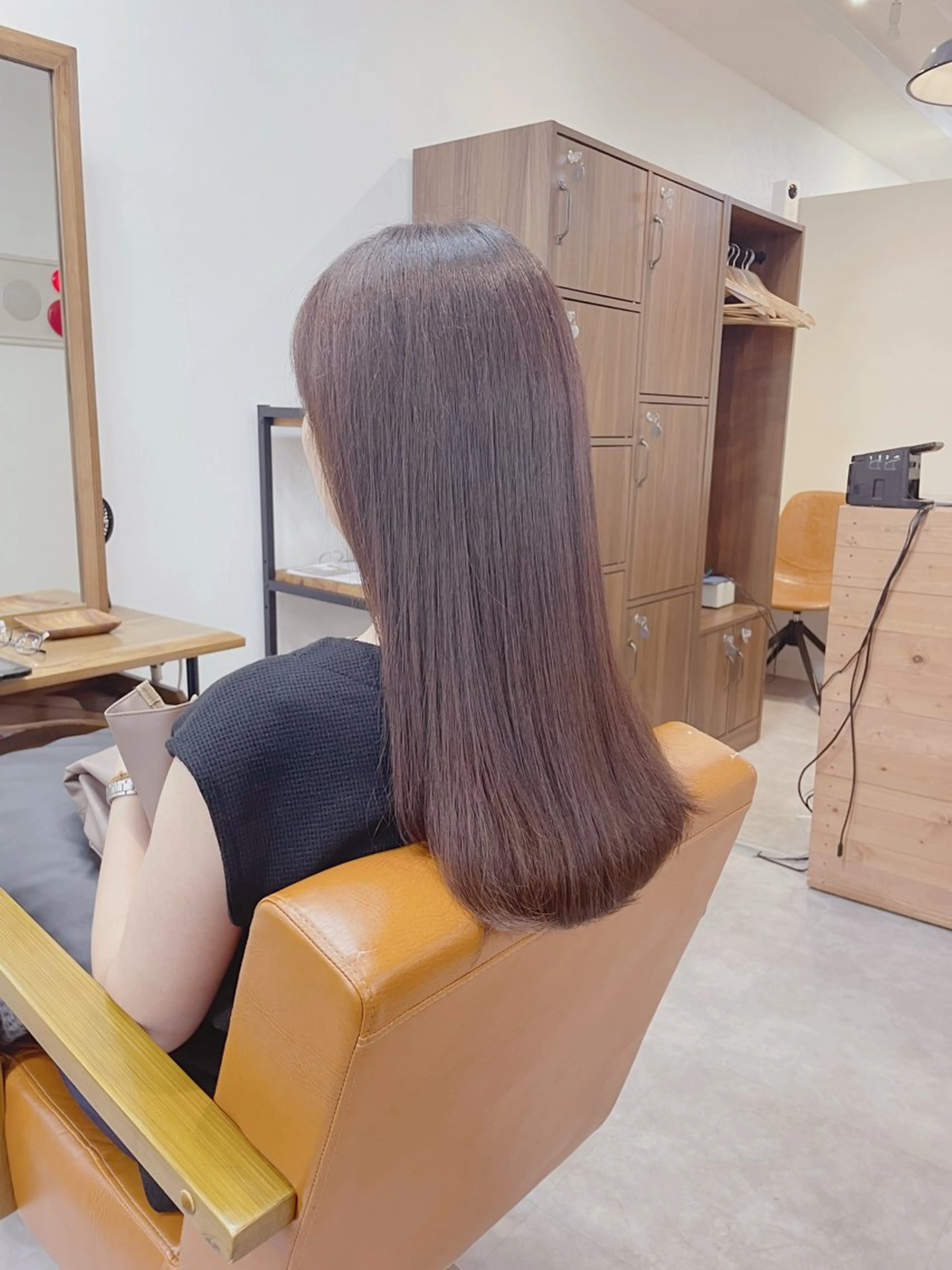 ロング モデル募集中lore 中村かれんのヘアスタイル