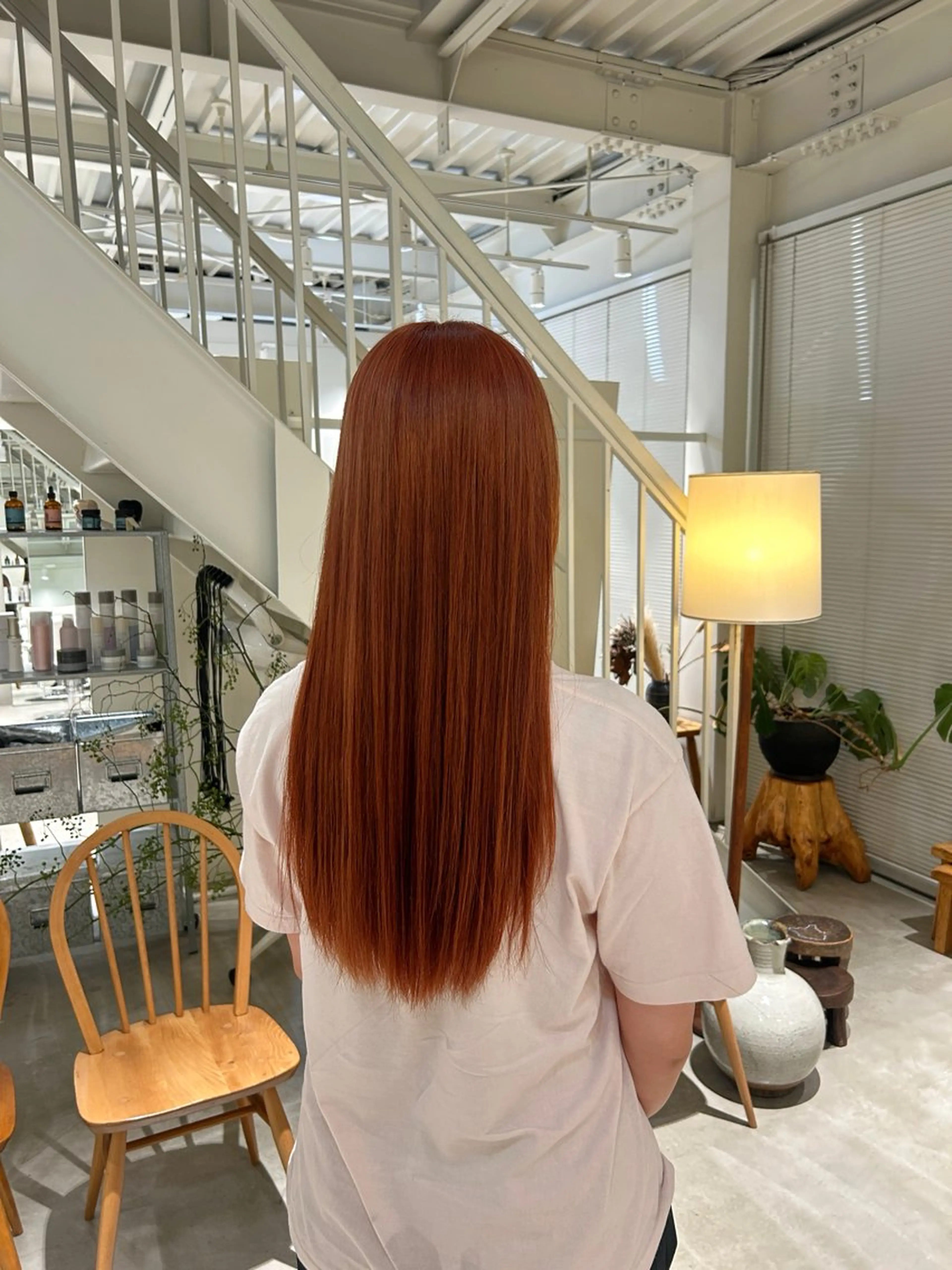 ロング カラー ヘアカラー 篠原 若奈のヘアスタイル