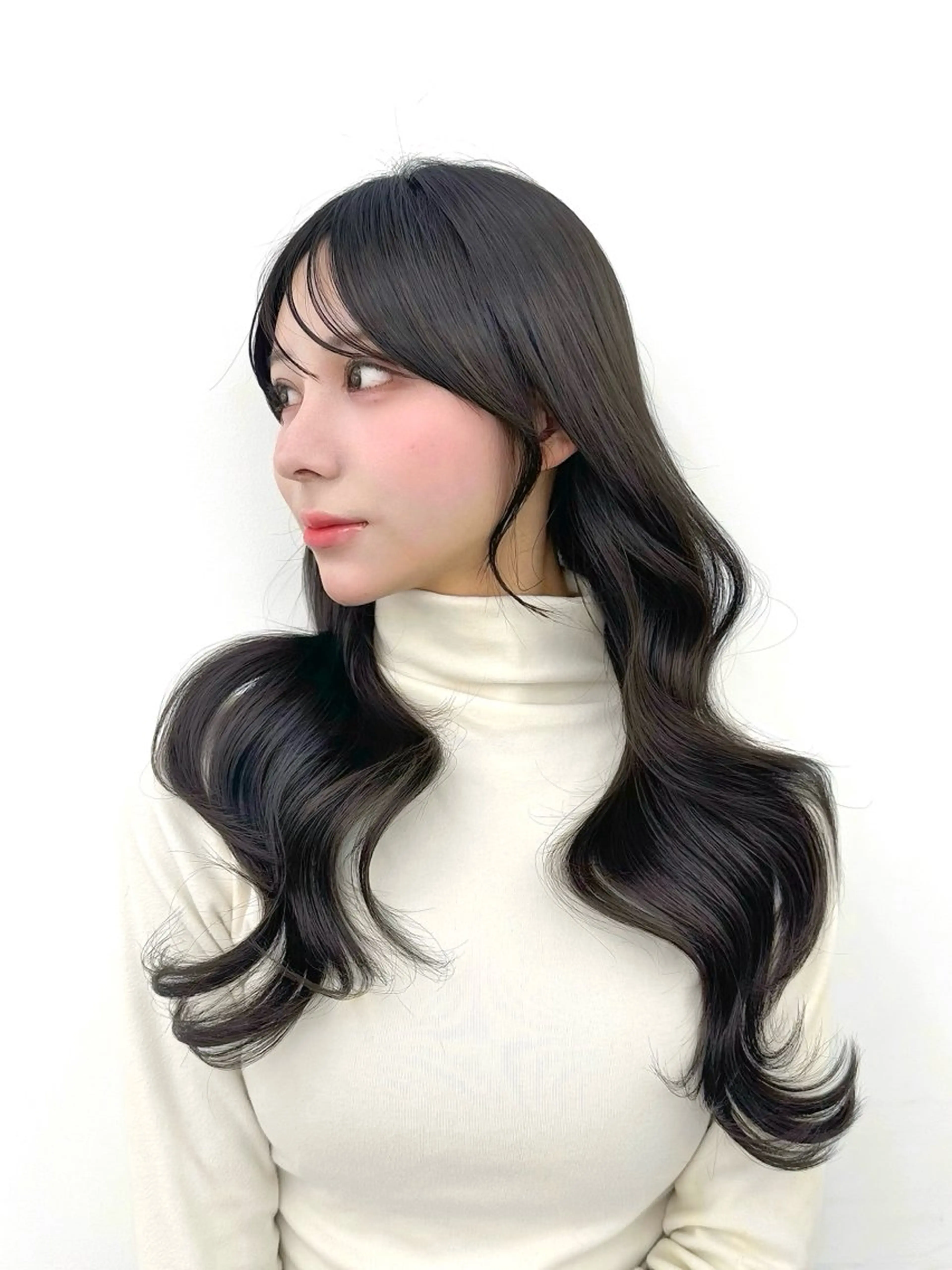 ロング カラー カット ヘアカラー トリートメント 🇰🇷韓国風くびれ ヘア🇰🇷中村優大のヘアスタイル