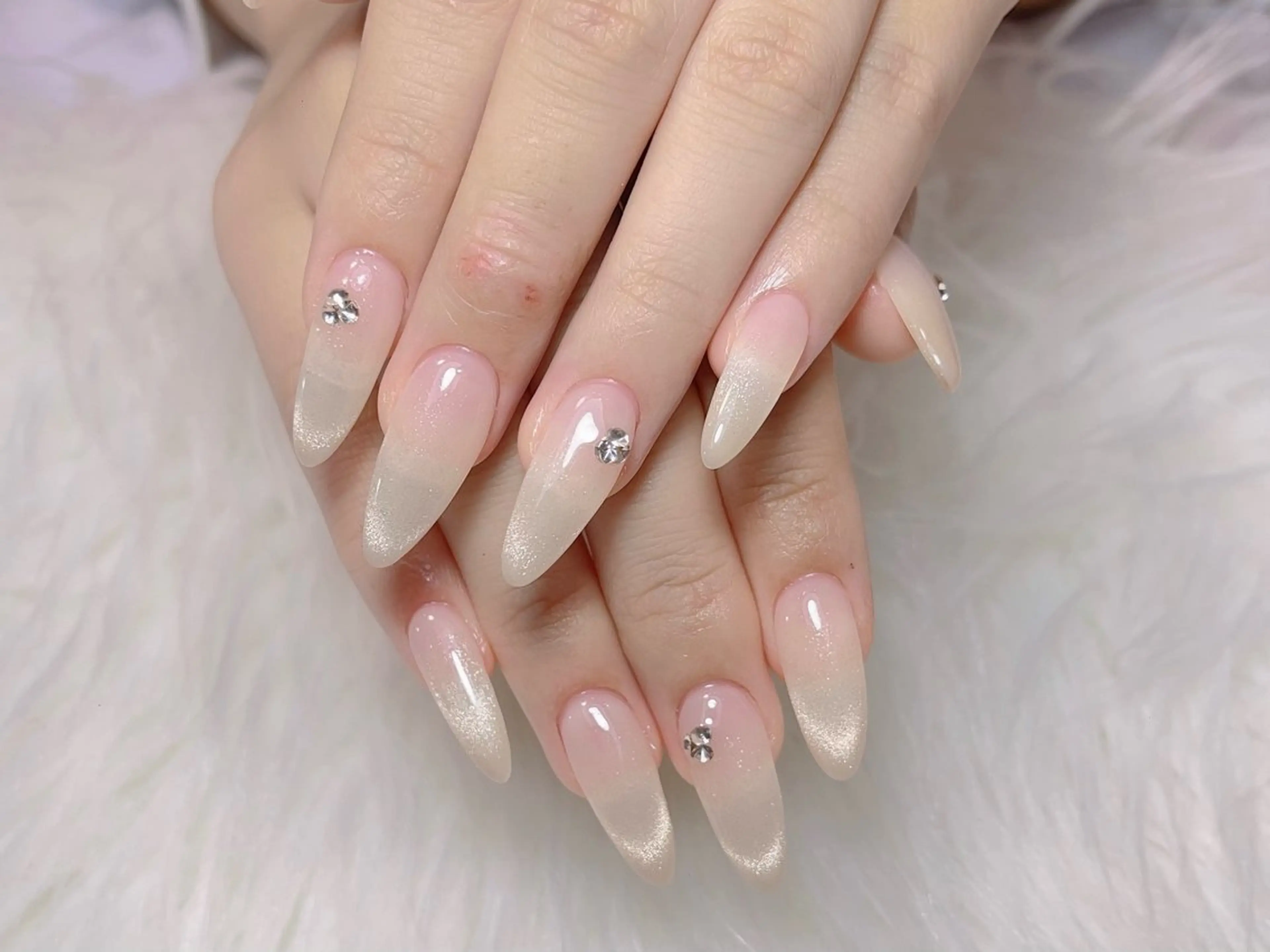 長さ出しマグネットネイルの写真