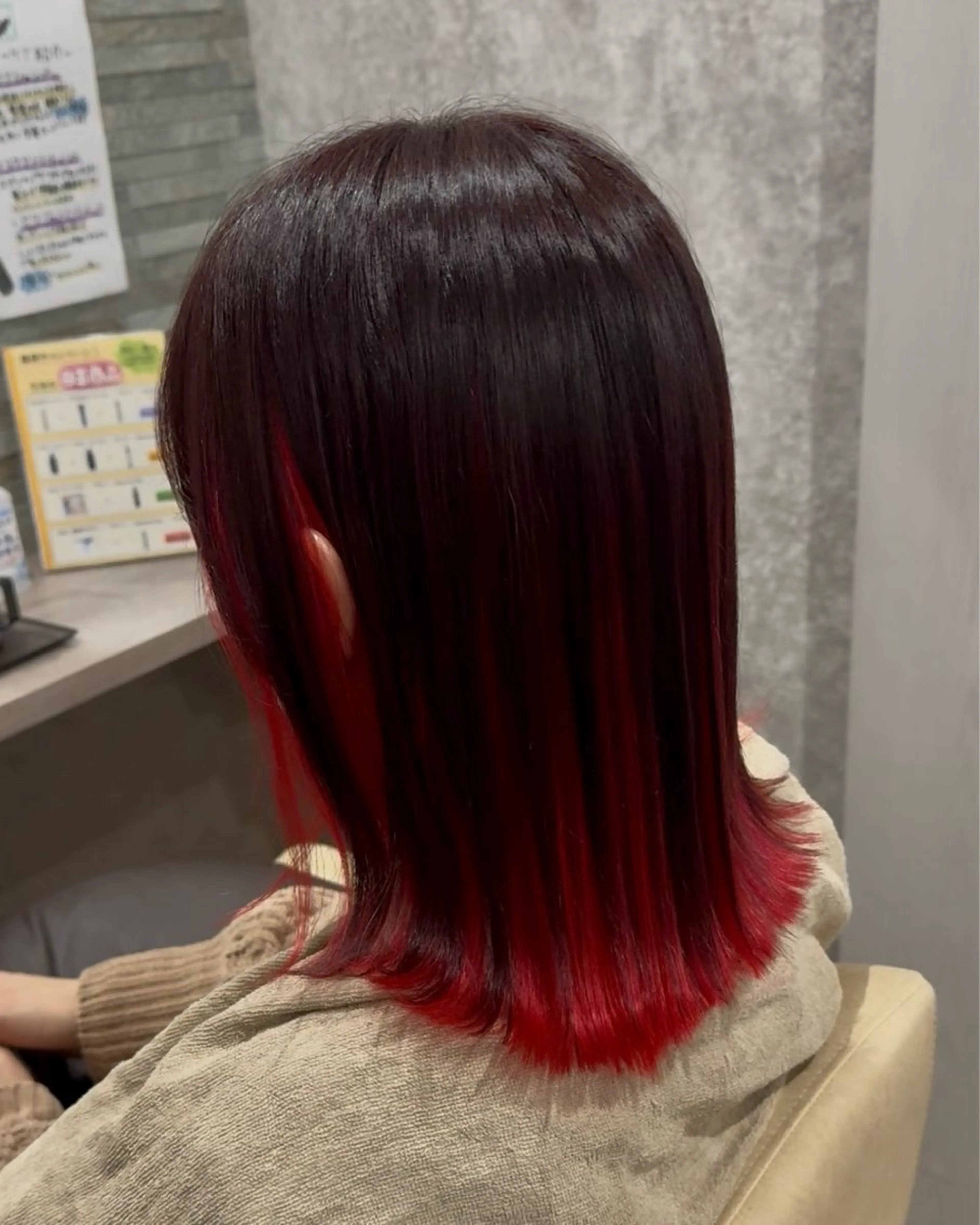カラー インナーカラー Labimani吹田店所属・すが ひらりのヘアスタイル