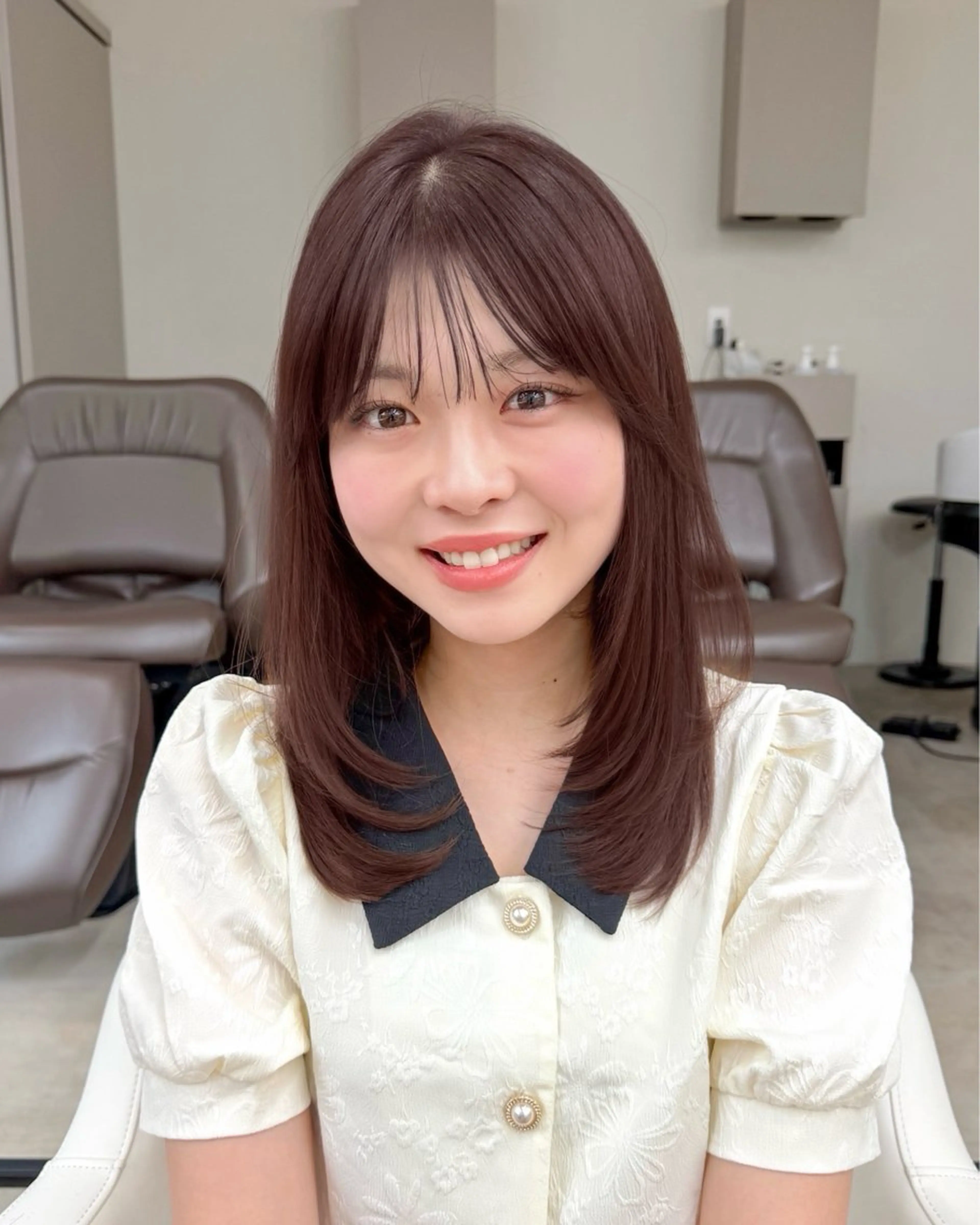 【⭐️1月限定⭐️】髪質改善カラー➕Aujuaトリートメントの写真