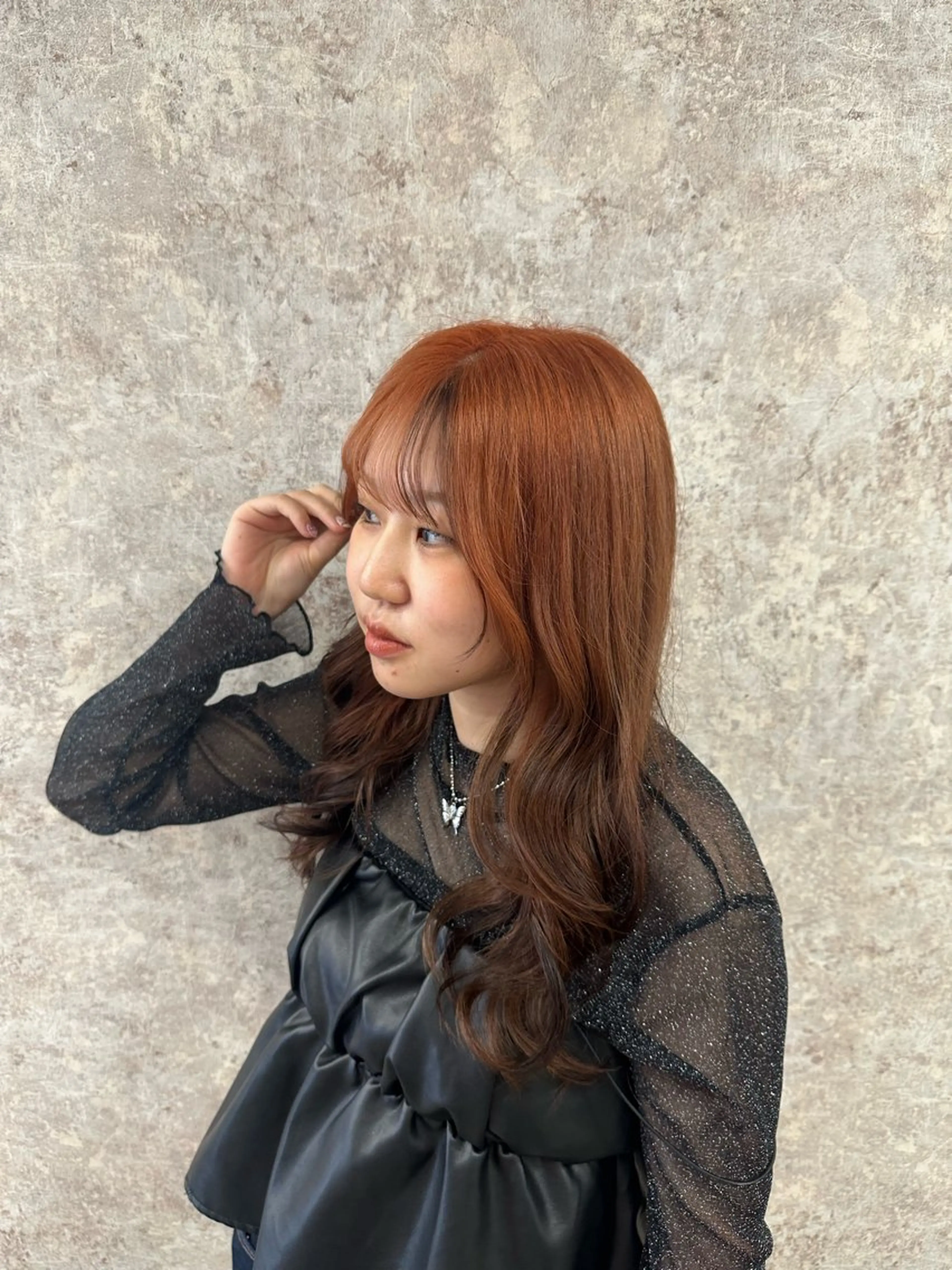 ロング カラー 暖色カラー/ フクダ モエ🐿のヘアスタイル