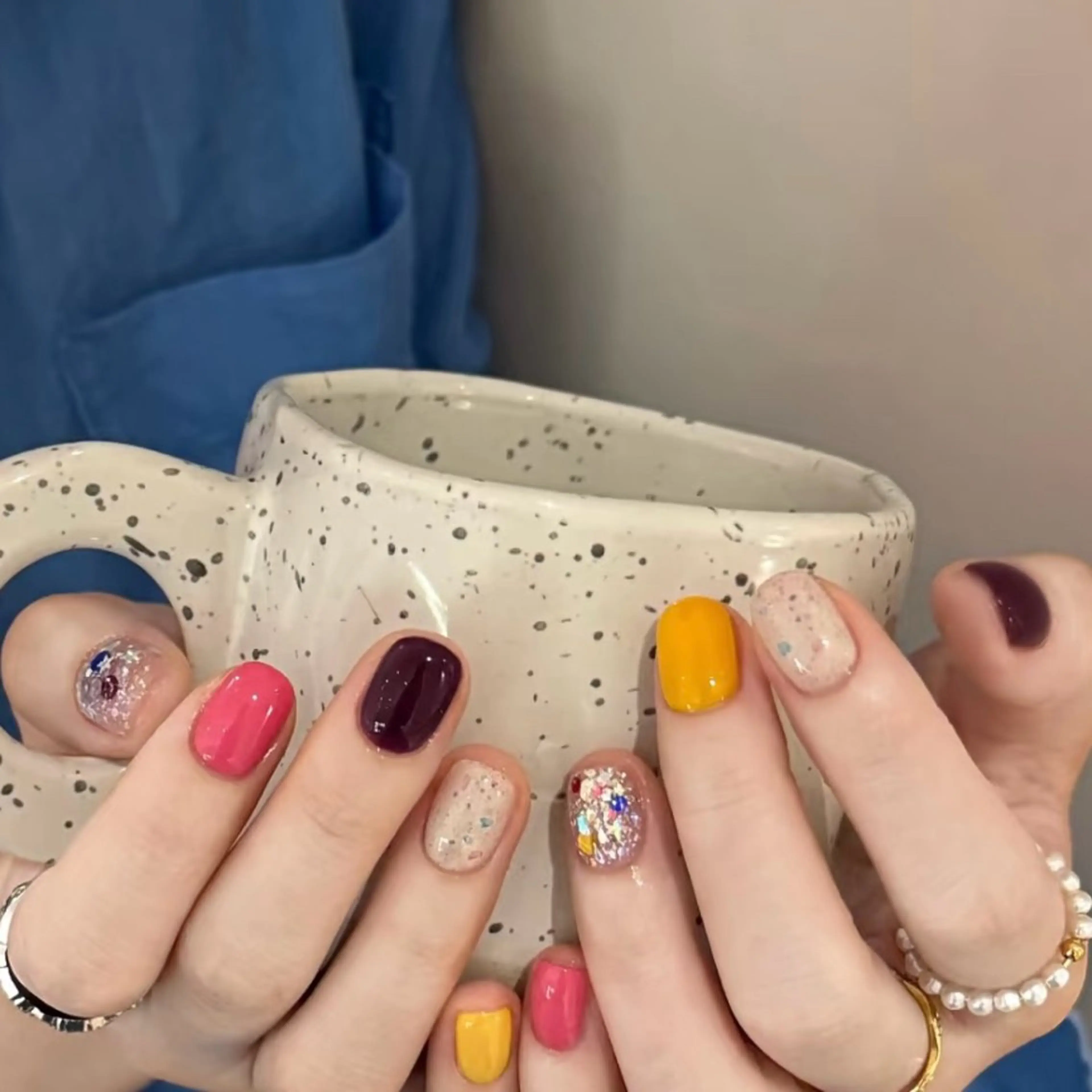 ネイル アートネイル シンプルネイル Nail salon Amoureuse ネイルサロン アムルーズ所属・ネイリスト ミクのネイルデザイン