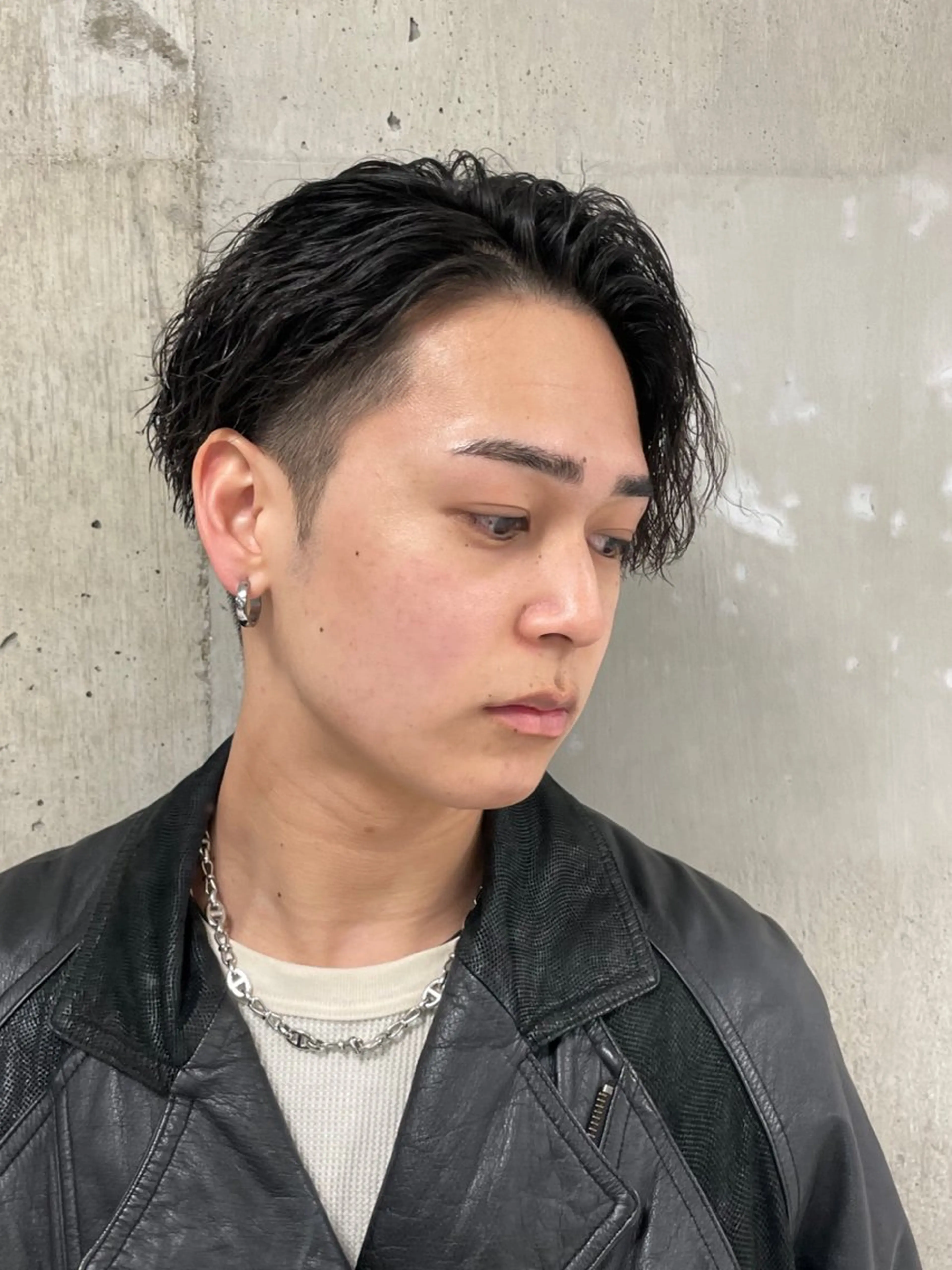 ショート カラー パーマ ヘアアレンジ メンズ カット パーマ トリートメント 亀井隆汰/メンズ専門 パーマ特化美容師のヘアスタイル