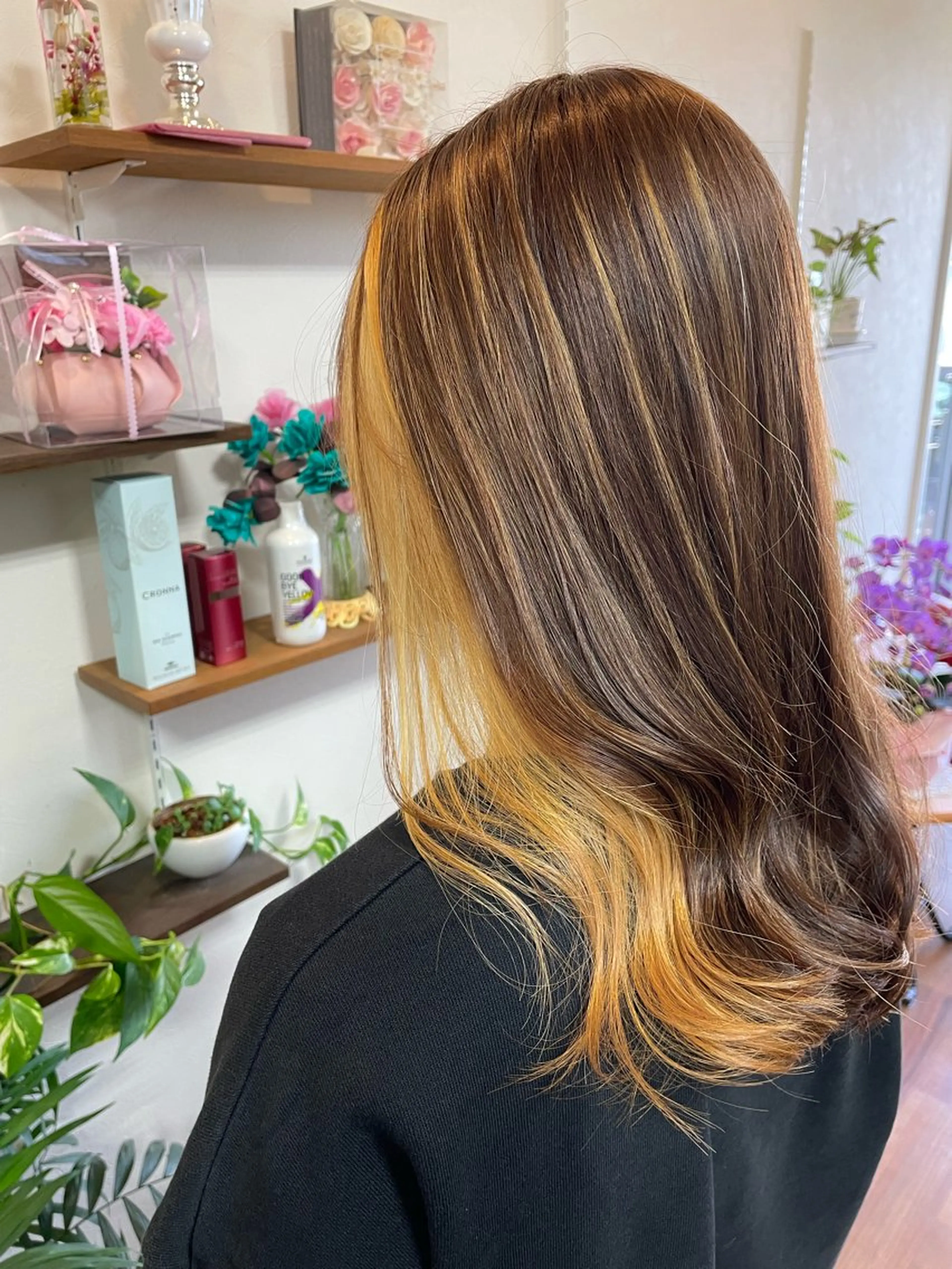 当日予約OK👌🏻イヤリングカラー(暖色はおまかせください✨️)の写真