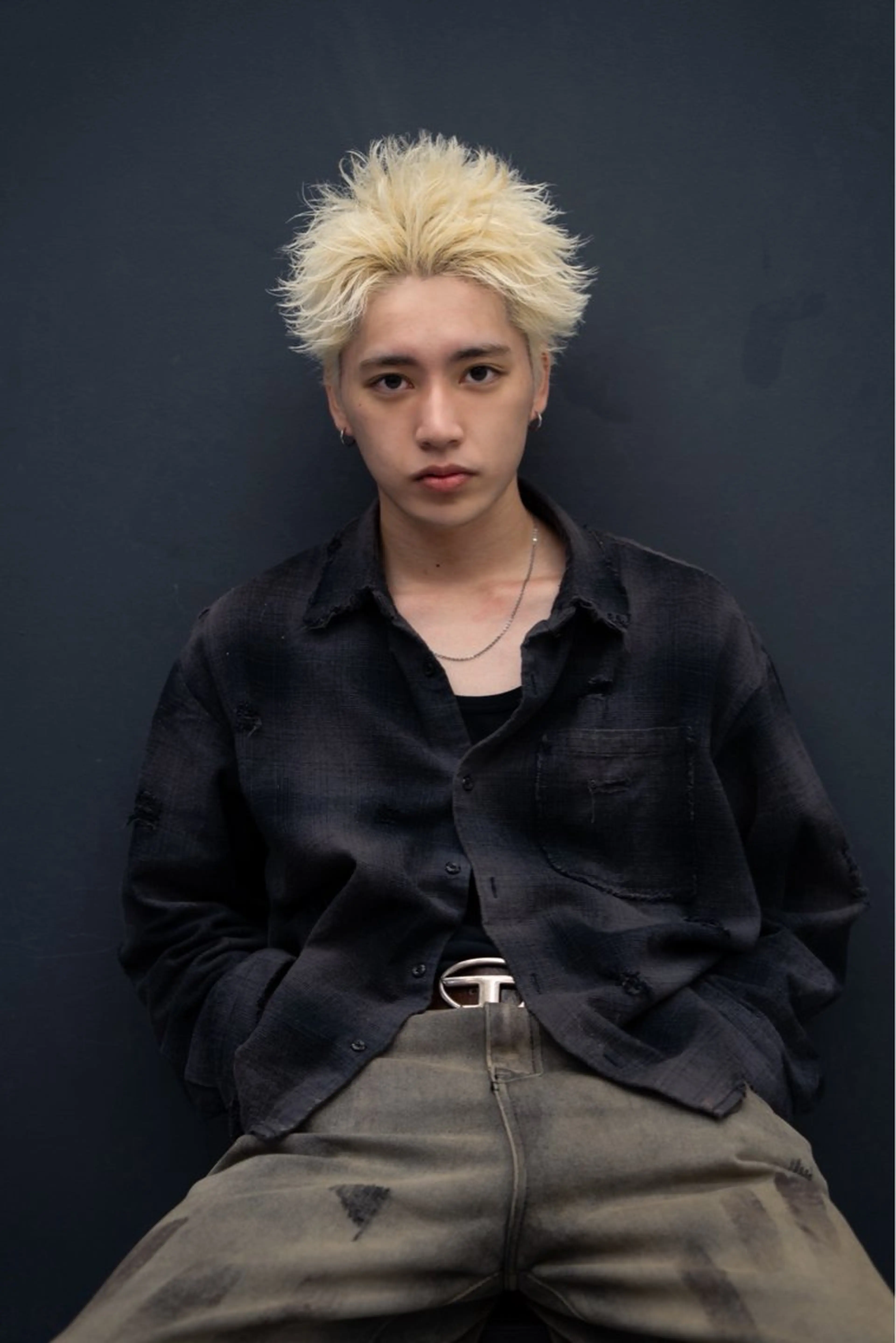 ショート カラー ハイトーンカラー ショートヘア ヘアカラー ハイトーン/縮毛 矯正/いぶきのヘアスタイル